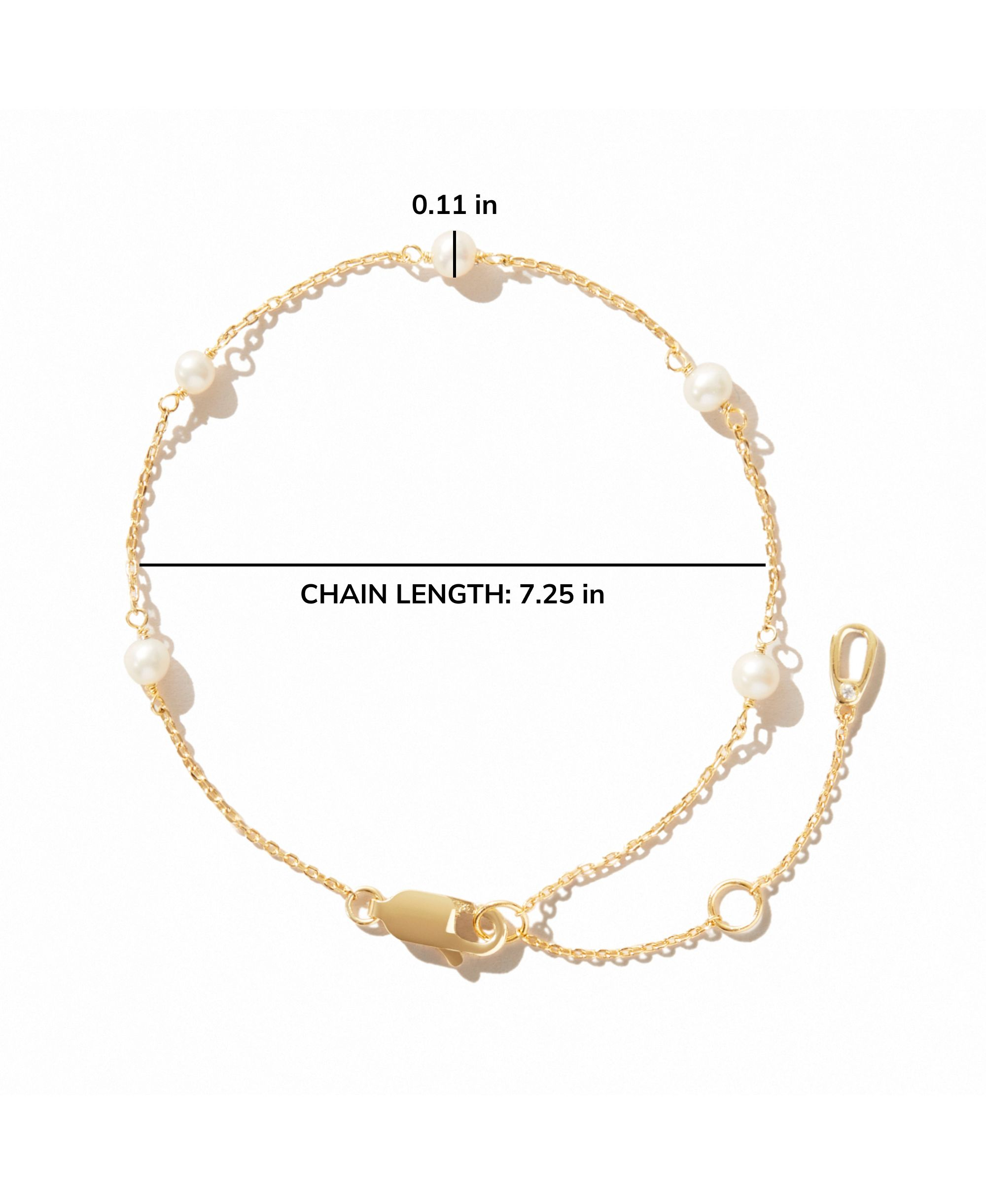 Adelie Pearl Station Bracelet — Image 5
