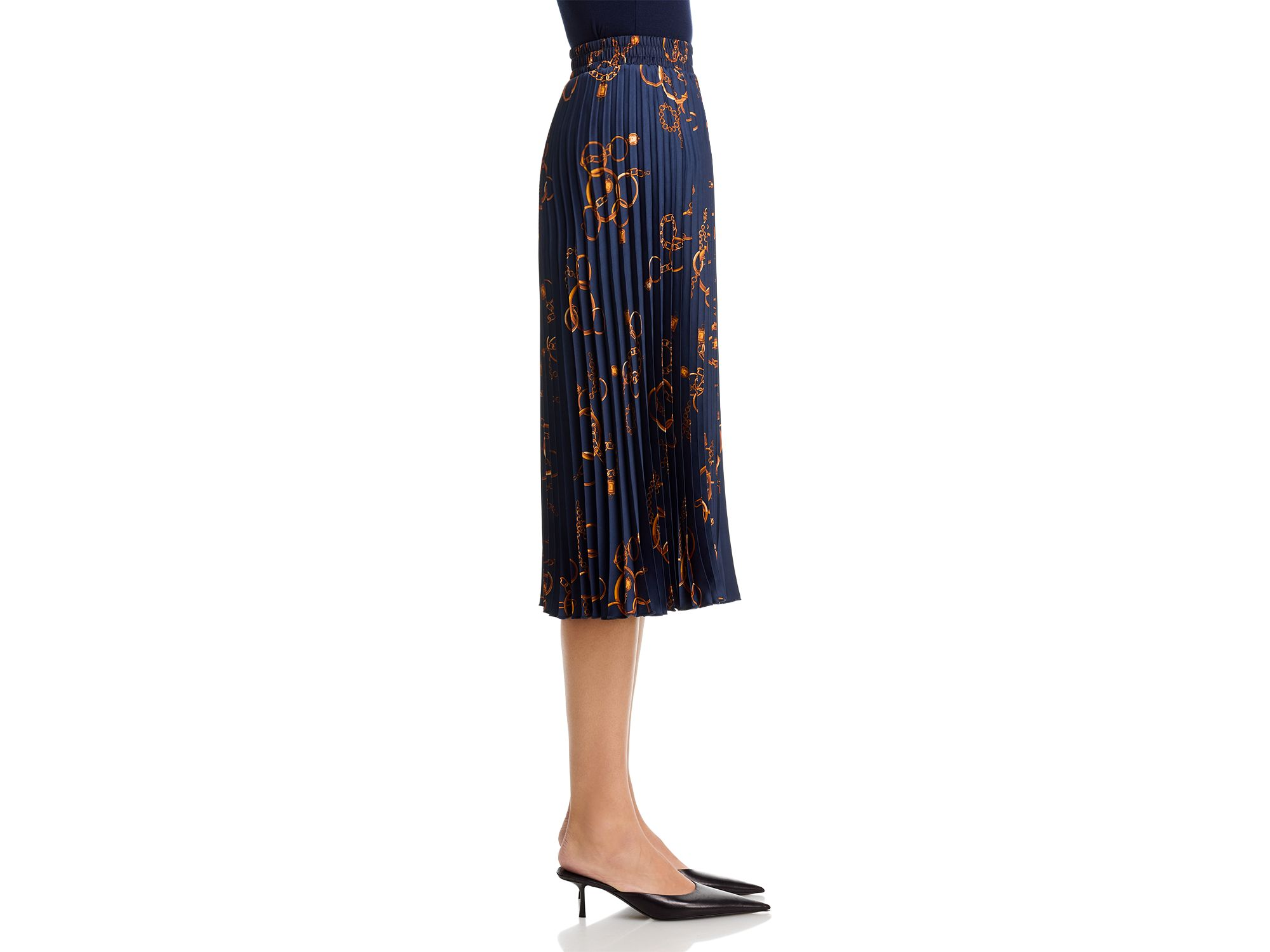 Pull On Pleated Skirt — Image 5