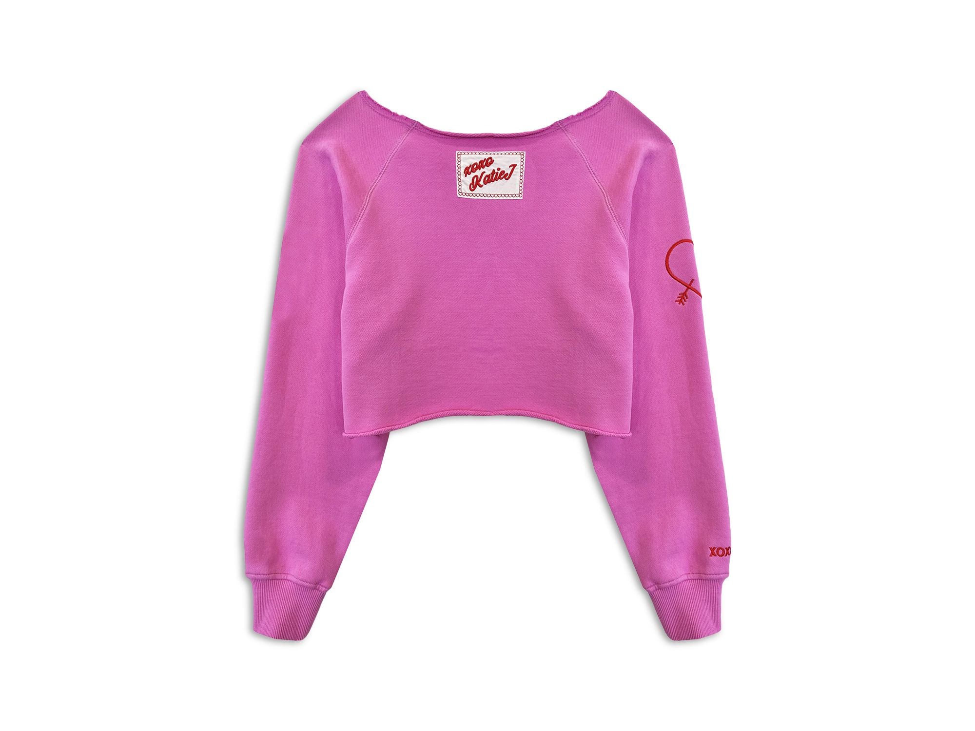 Girls' Shane Off Shoulder Cropped Sweatshirt - Big Kid — Image 3