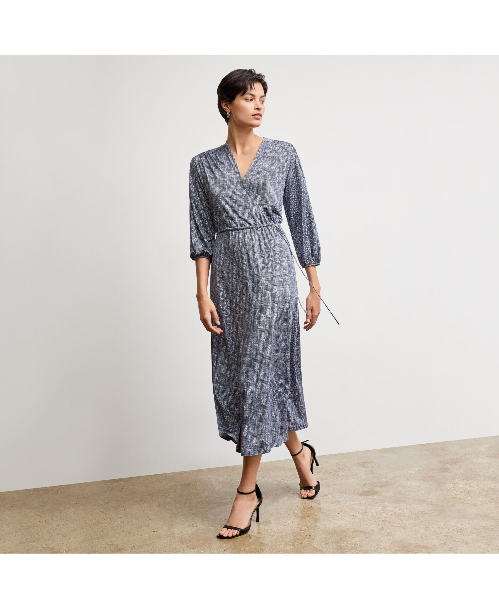 Hope Wrap Dress - Printed Jersey — Image 3
