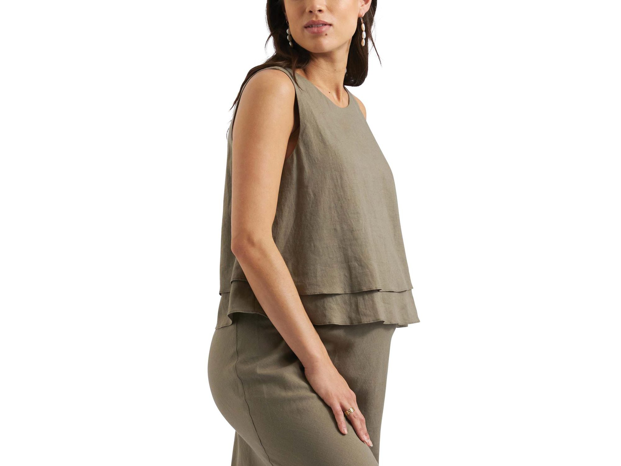 Peyton Linen Nursing Top — Image 3