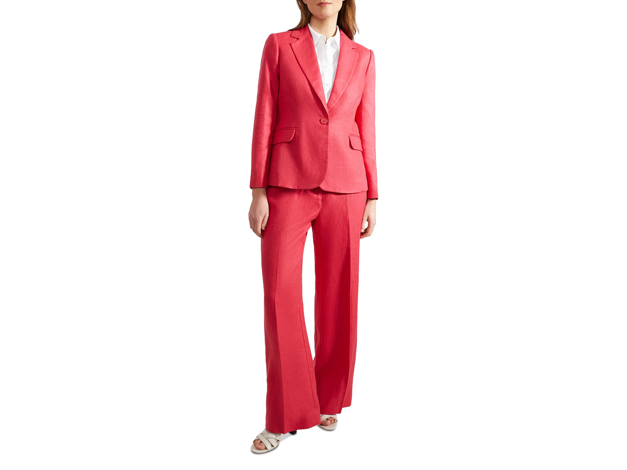 Mirabel Linen Single Breasted Jacket — Image 6