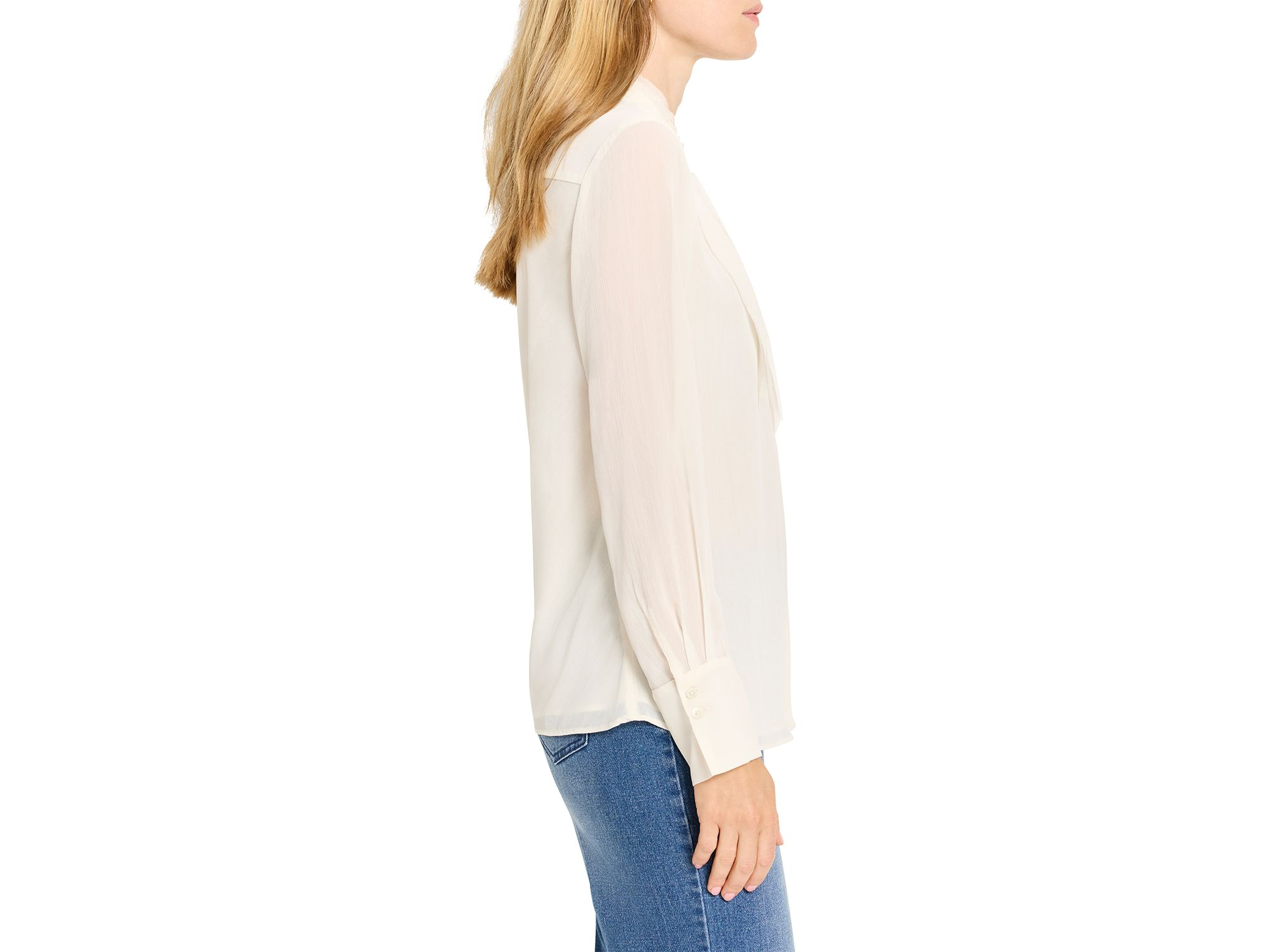 Falling Chiffon Long Sleeve Top — Image 4