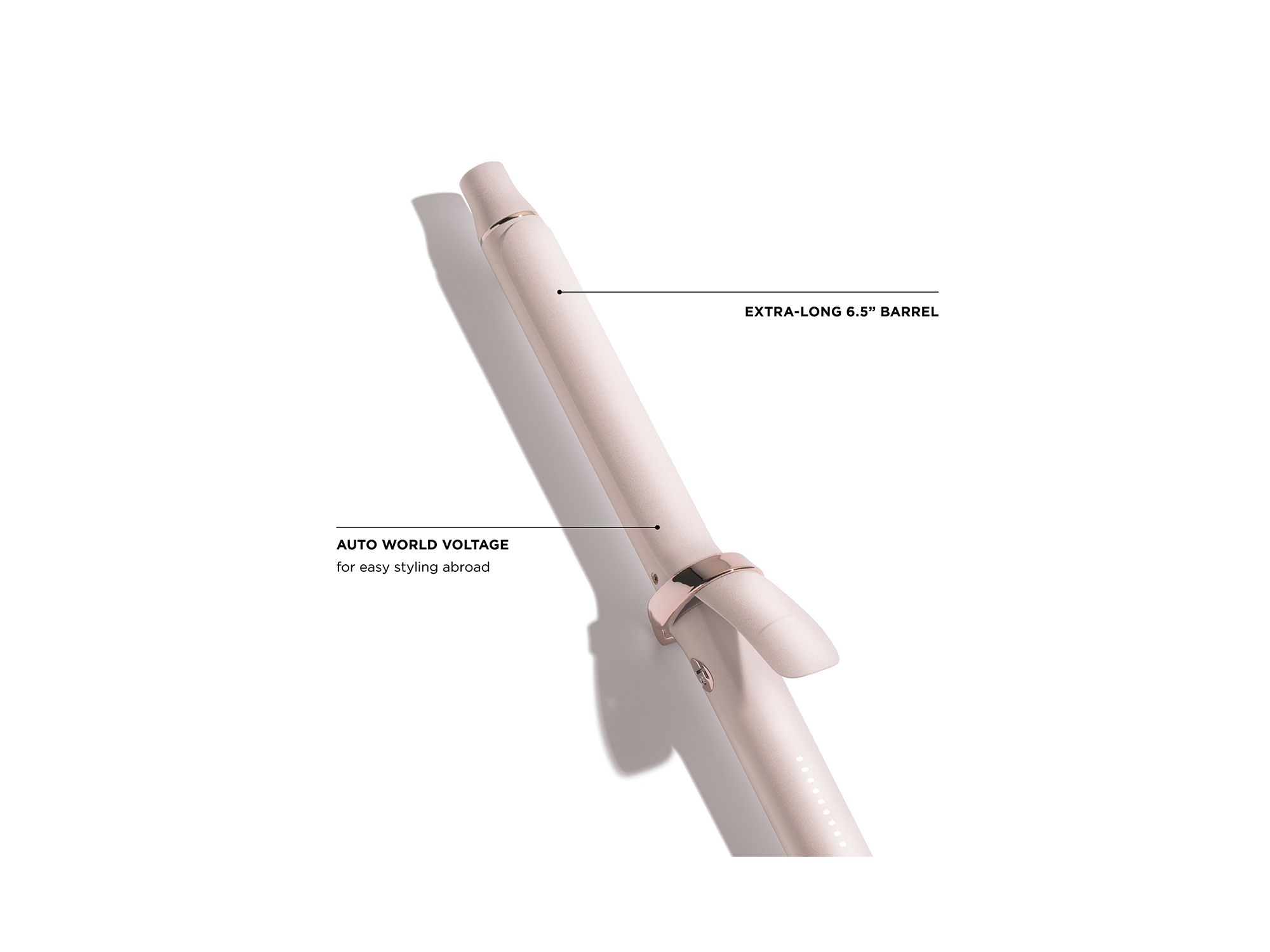 SinglePass Curl X 1" in Satin Blush/Rose Gold — Image 5