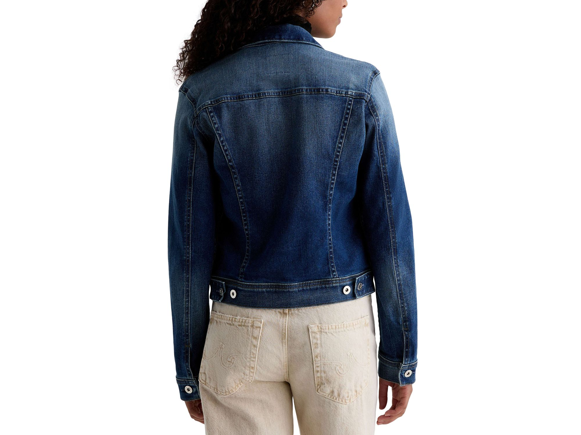 Robyn Denim Cropped Jacket — Image 3