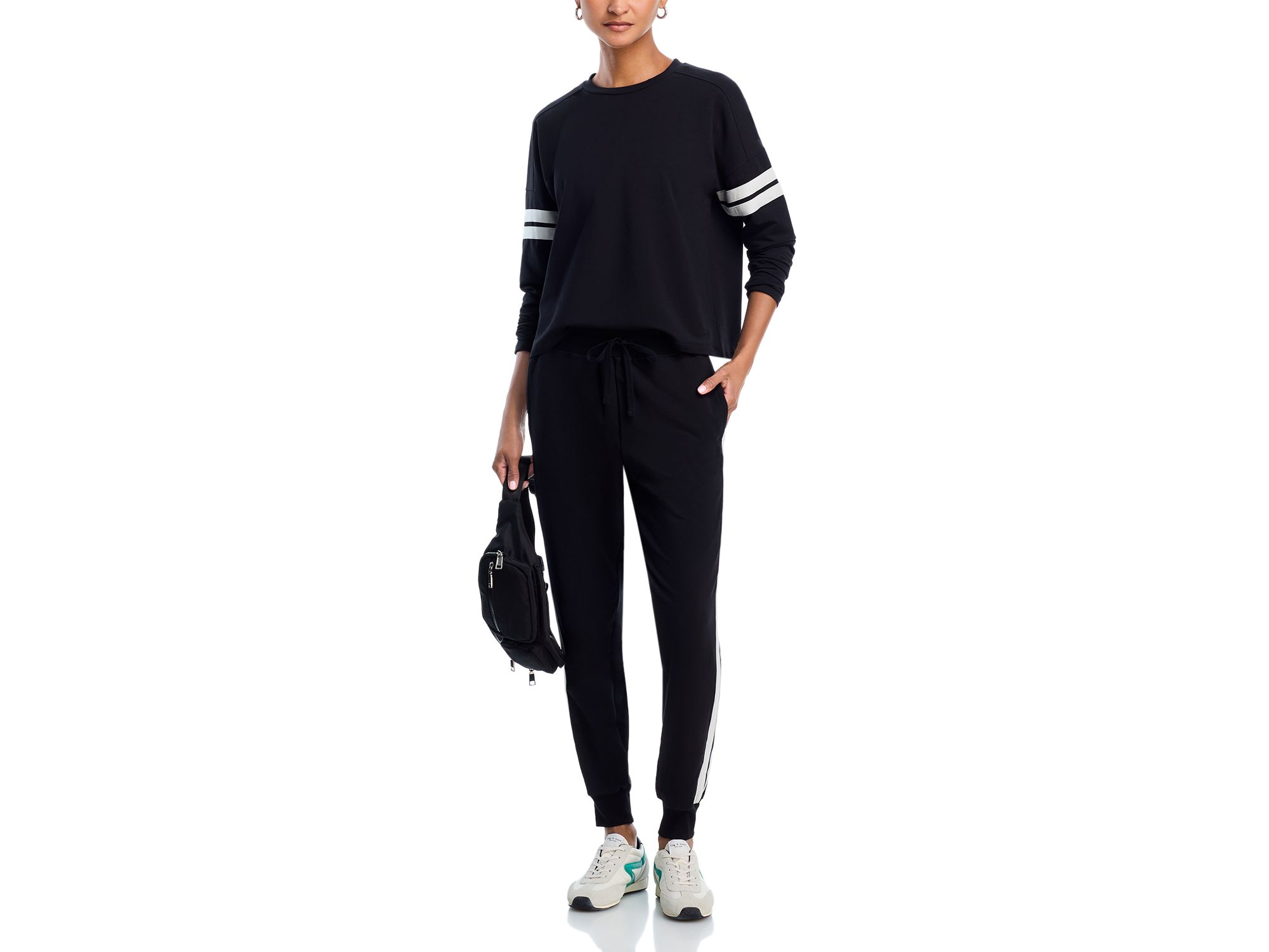 Stripe Sleeve Sweatshirt - Exclusive — Image 4