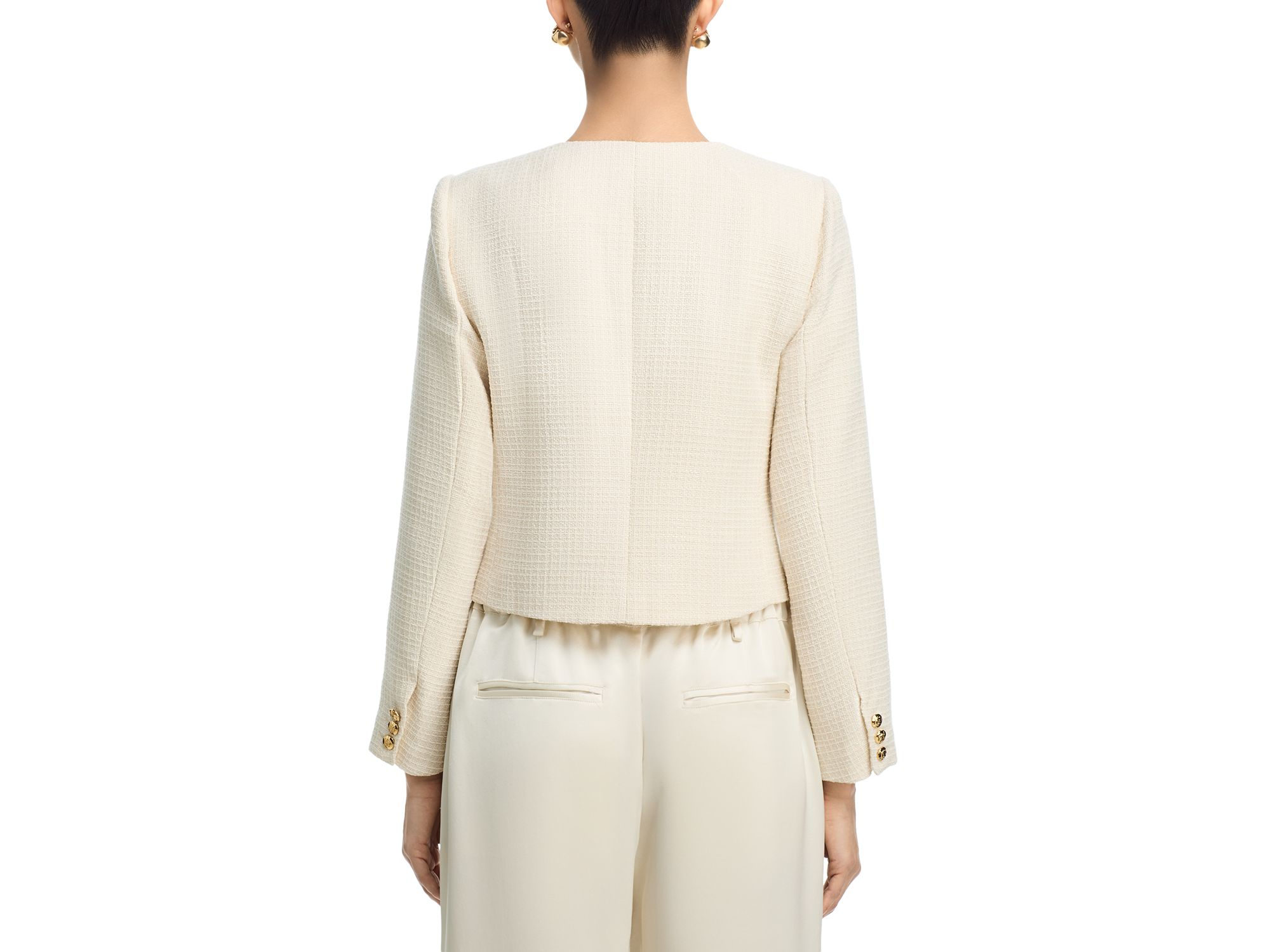 Multi Button Tweed Jacket - Exclusive — Image 4