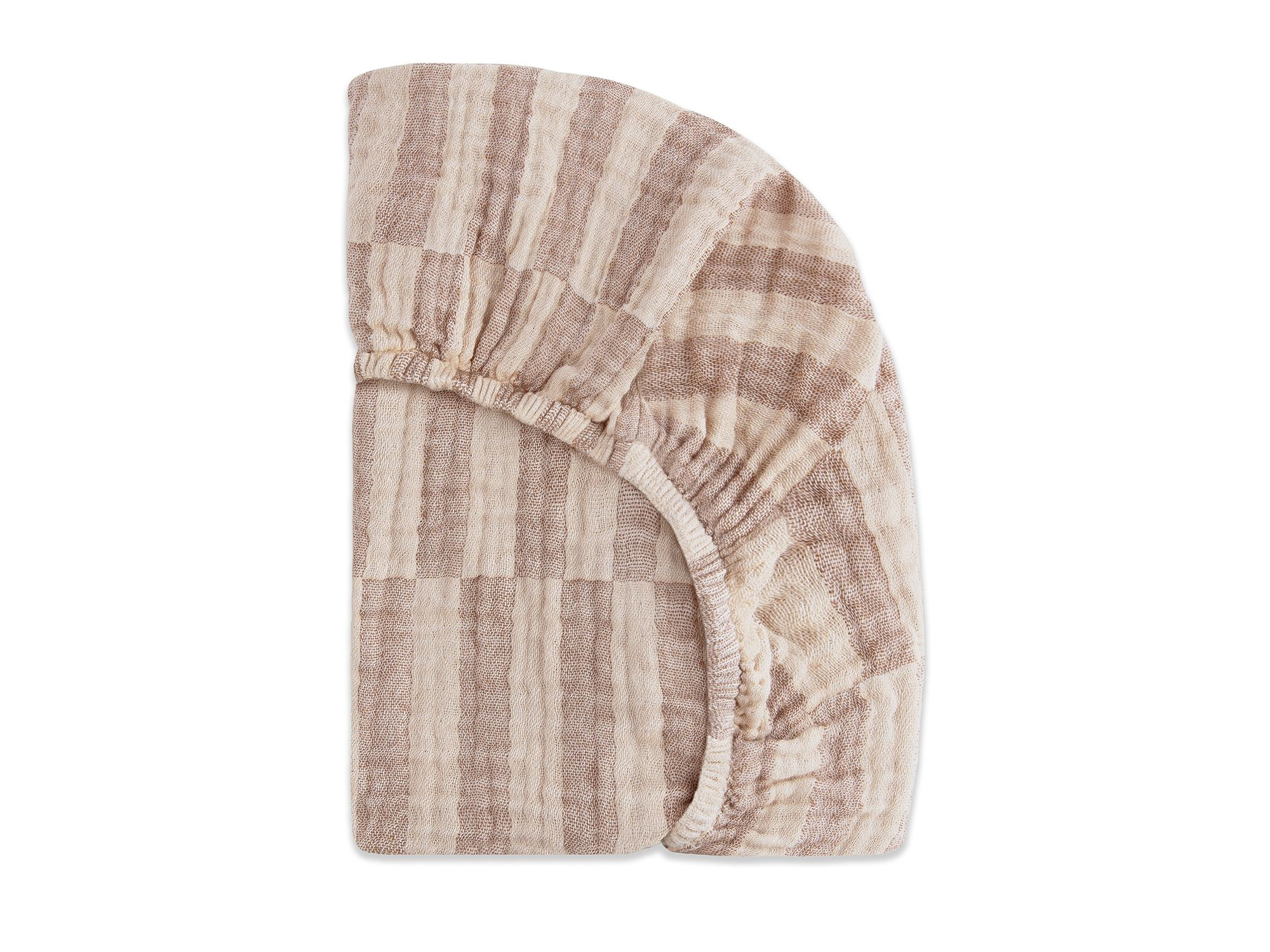 Quilted Changing Pad Cover in Muslin Cotton — Image 4