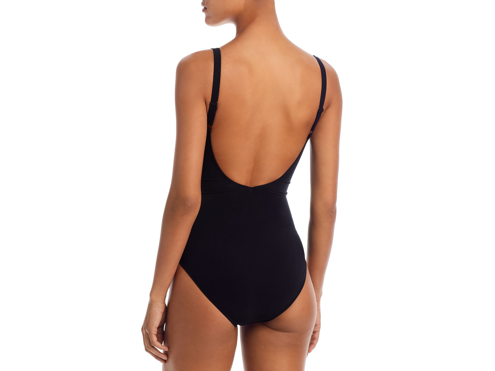 Ruffle Wrap Front Tummy Control One Piece Swimsuit — Image 5