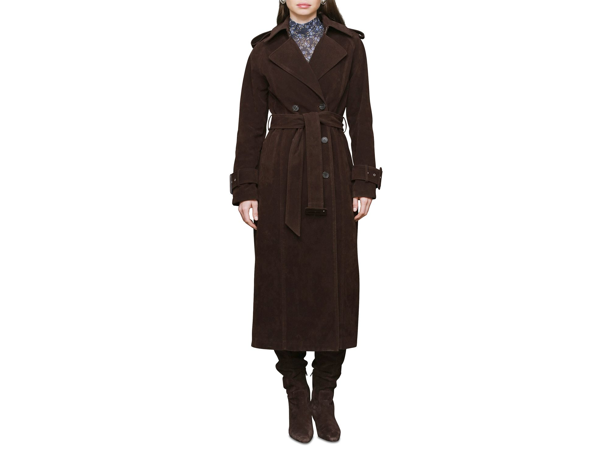 Faux Suede Utility Trench — Image 7