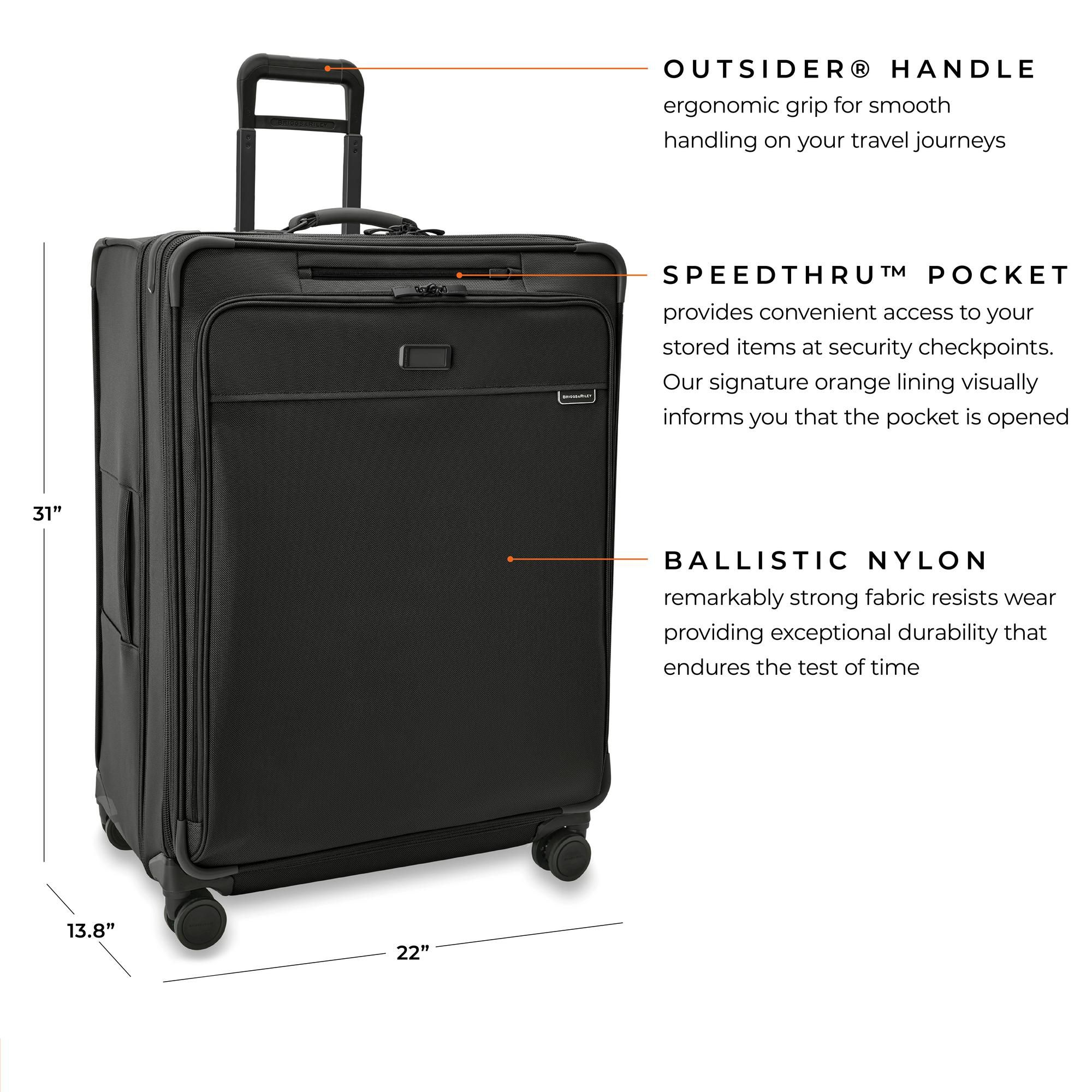 Baseline Extra Large Expandable Spinner Suitcase — Image 3