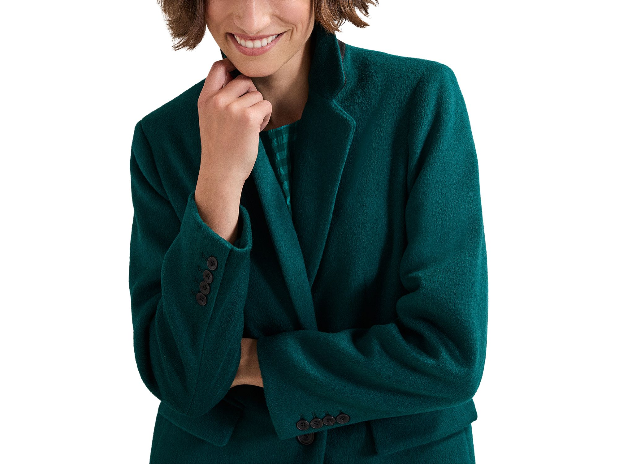 Lydia Long Wool Blend Coat — Image 4