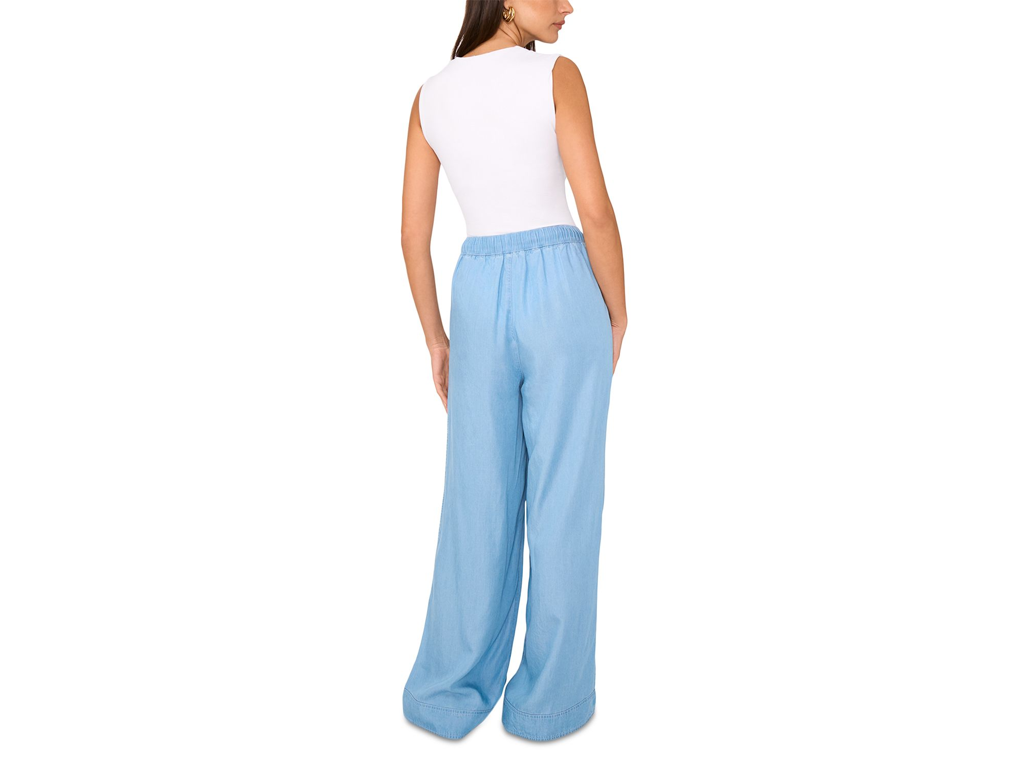 Drawstring Wide Leg Pants — Image 4