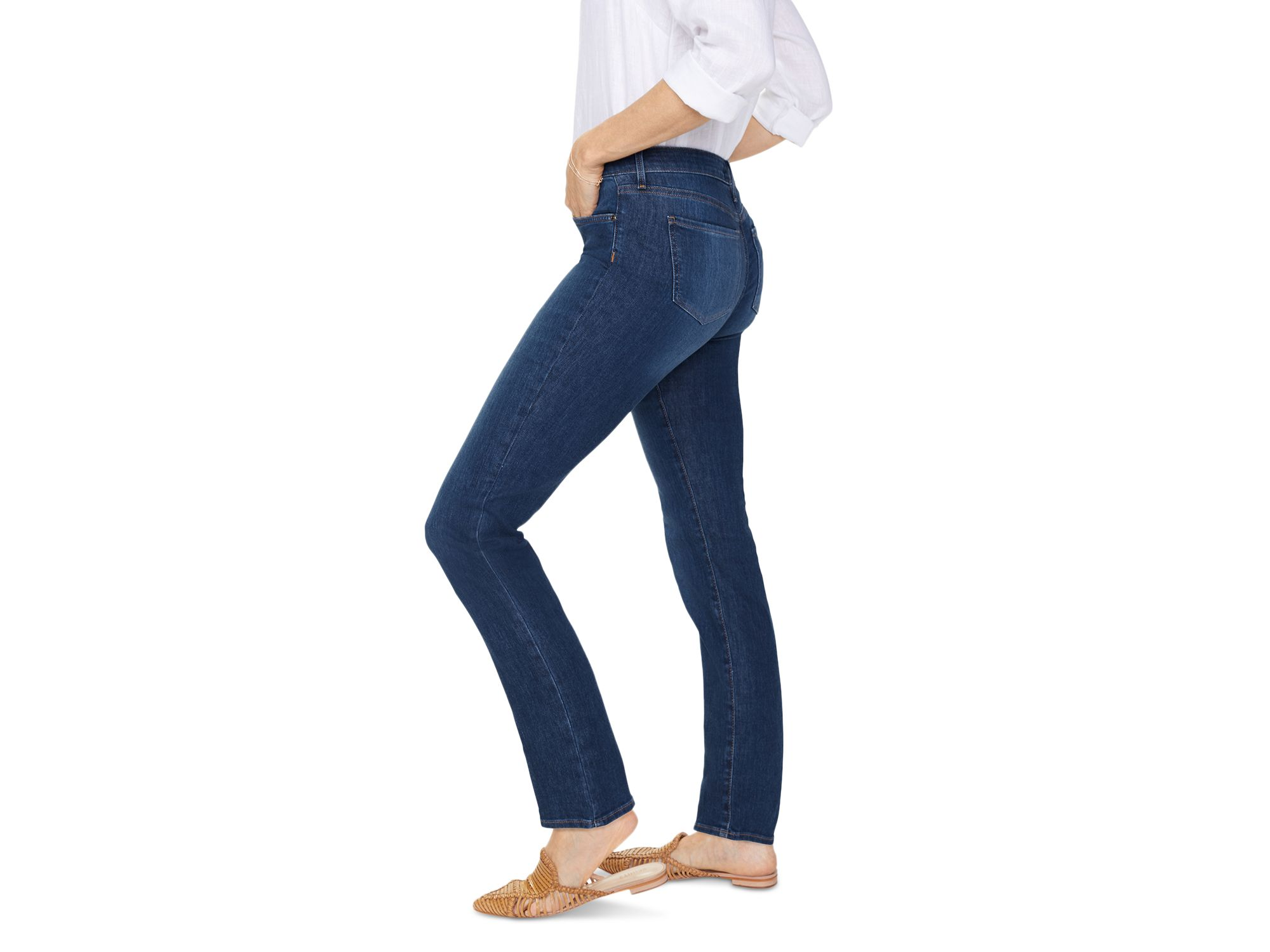Petite Sheri High Rise Slim Leg Jeans in Quinn — Image 3
