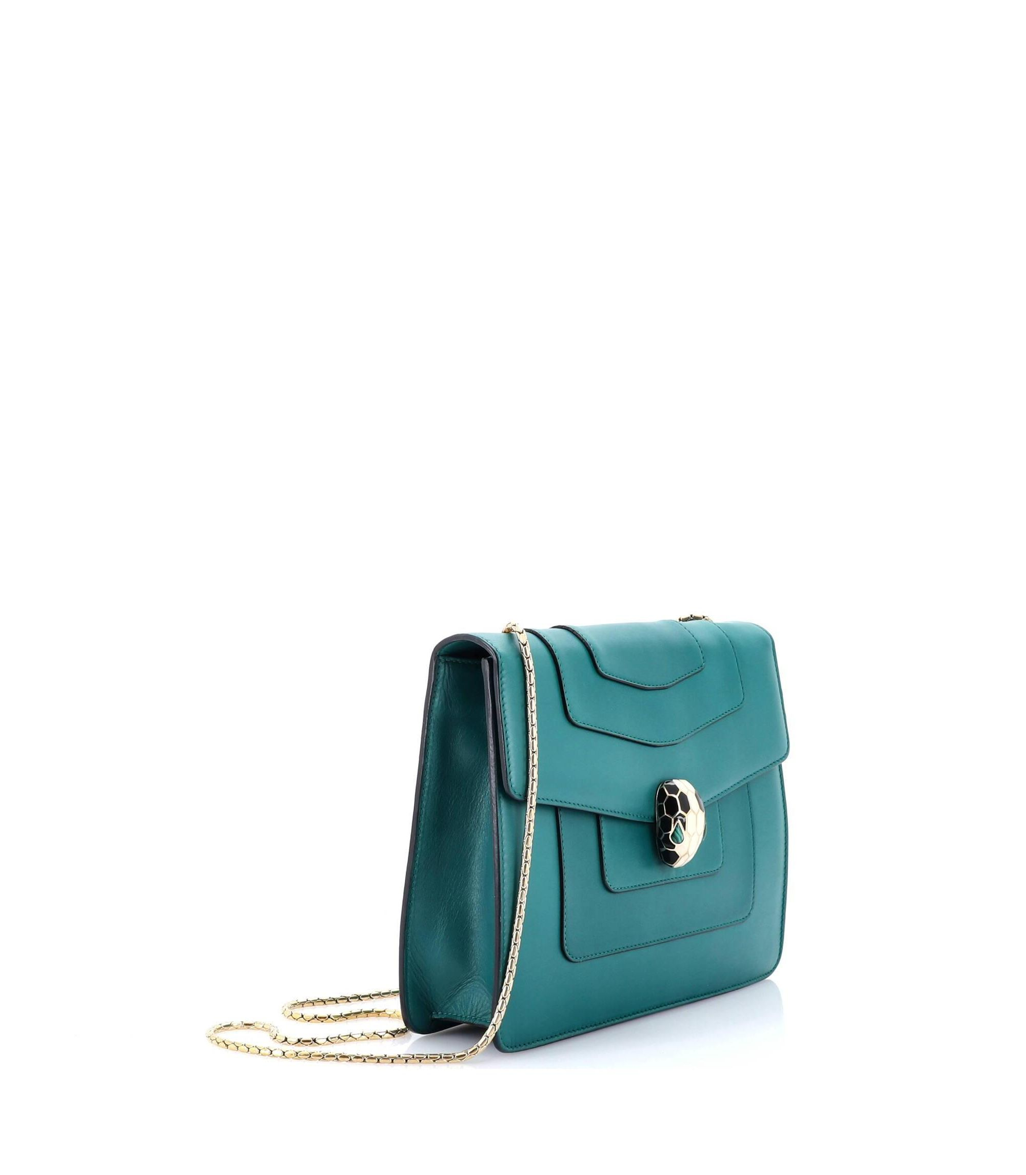 Medium Serpenti Forever Square Shoulder Bag Leather — Image 4