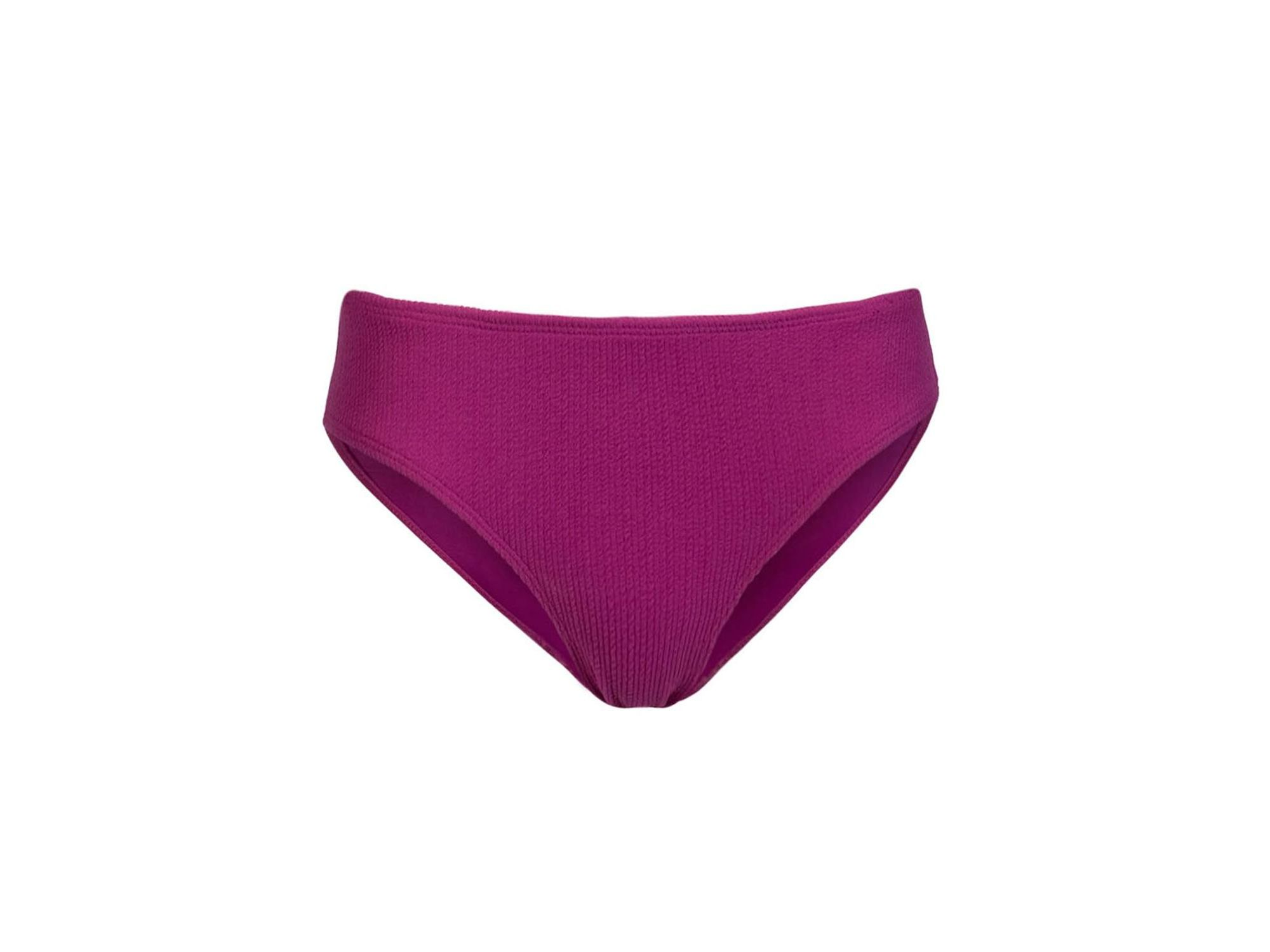 Classic Midrise Textured Bikini Bottom with Full Coverage — Image 10