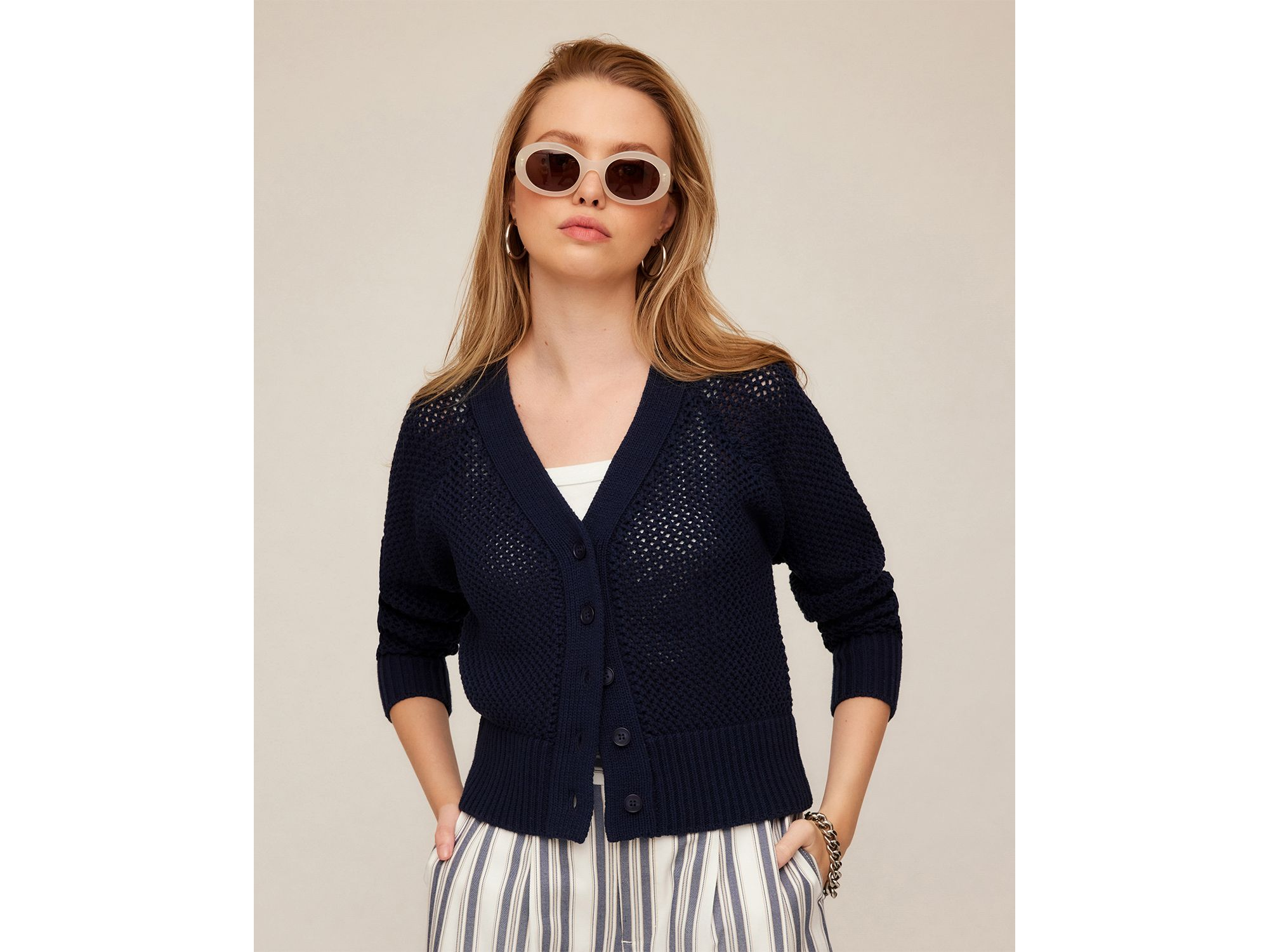 Ellen Crochet Cardigan — Image 4