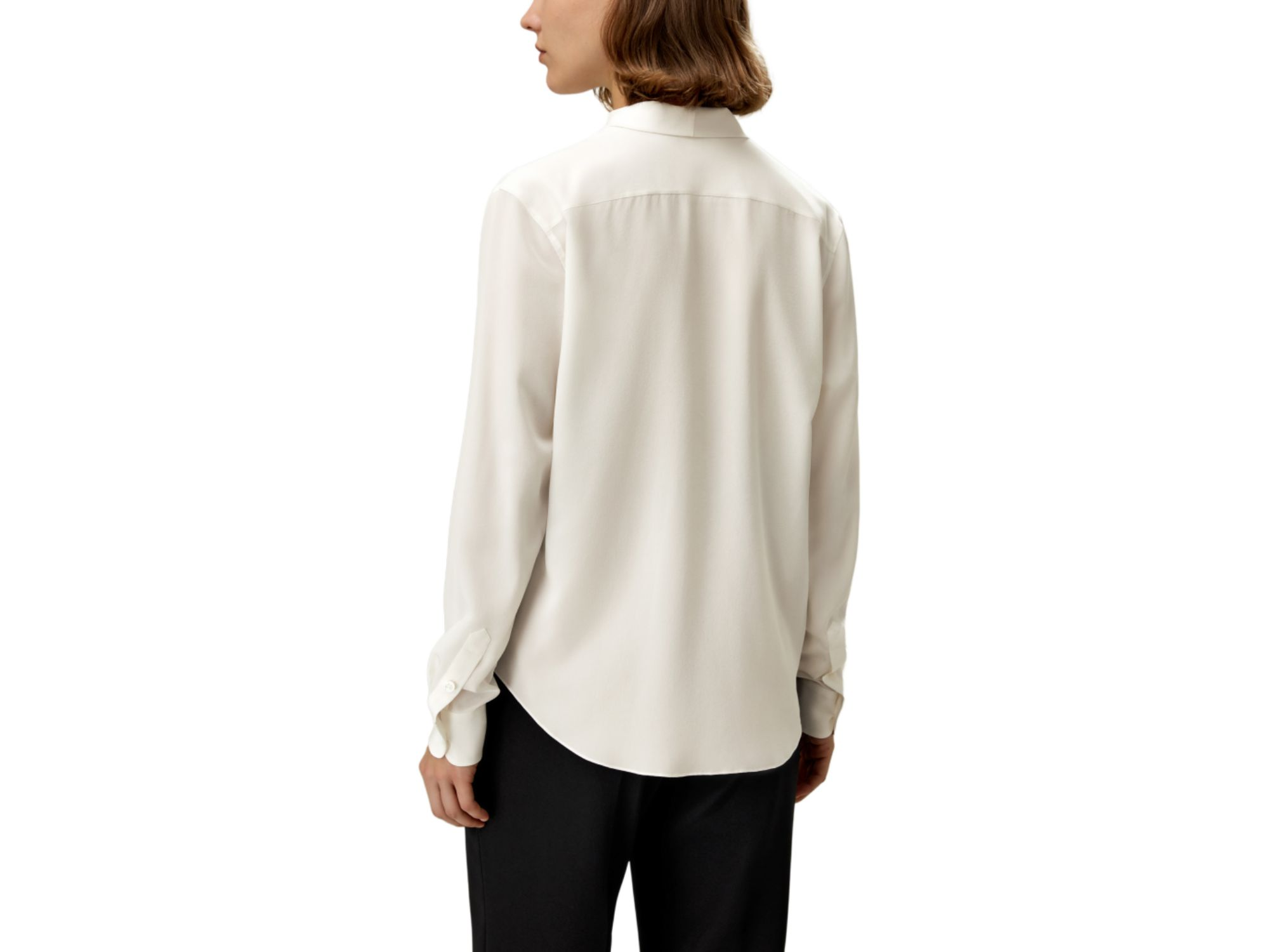 Silk Bowtie Blouse — Image 3