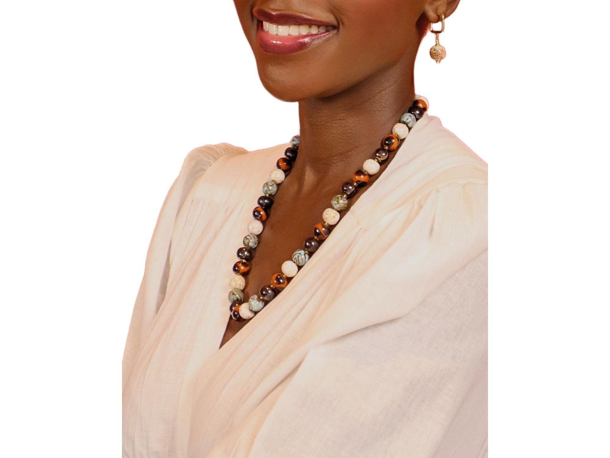 African Gold Necklace — Image 4