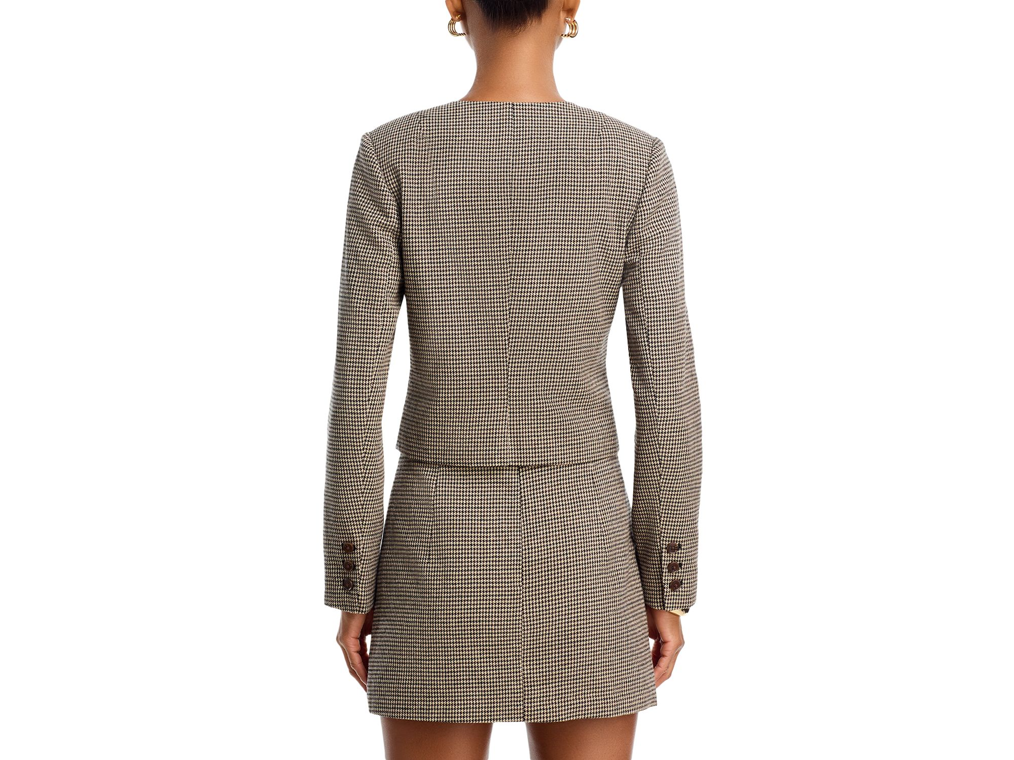 Houndstooth Jacket & Mini Skirt — Image 5