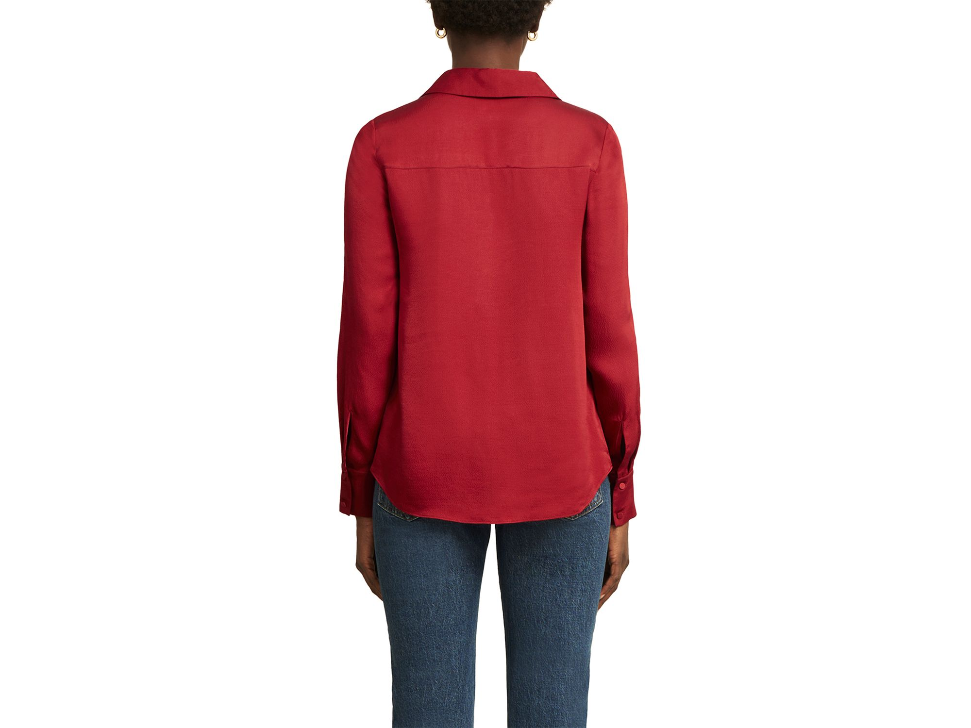 Marie Satin Blouse — Image 3