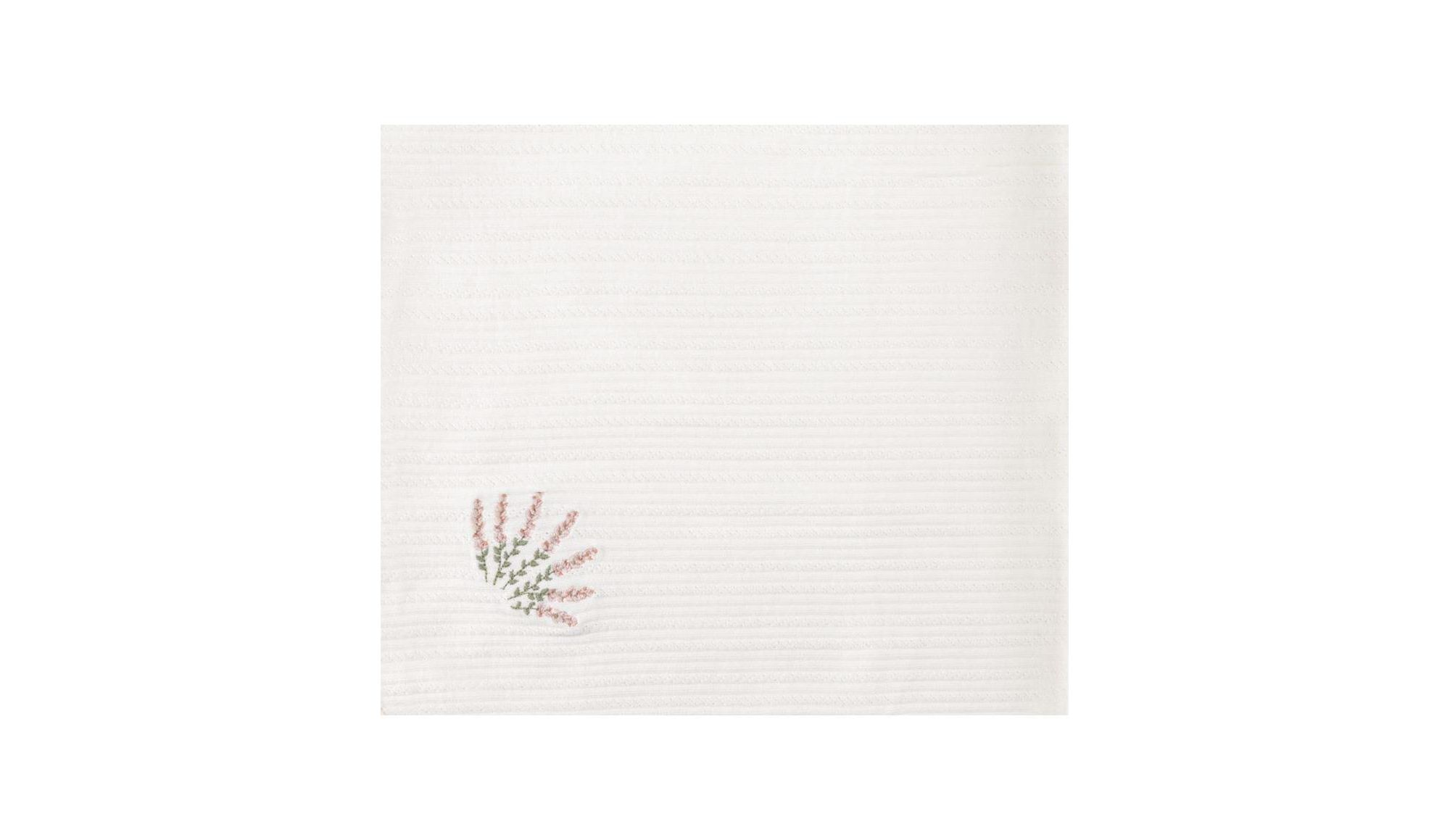 Unisex Organic Cotton Embroidered Collar Collection Blanket - Baby — Image 3