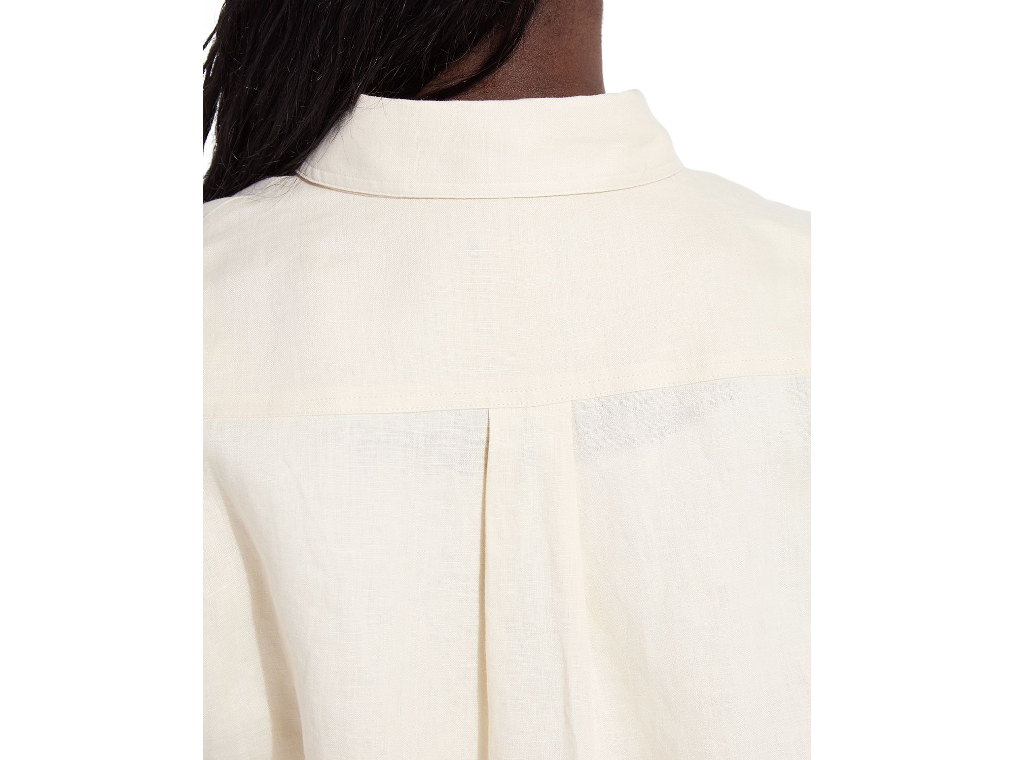 Roxanna Linen Embroidered Shirt — Image 3