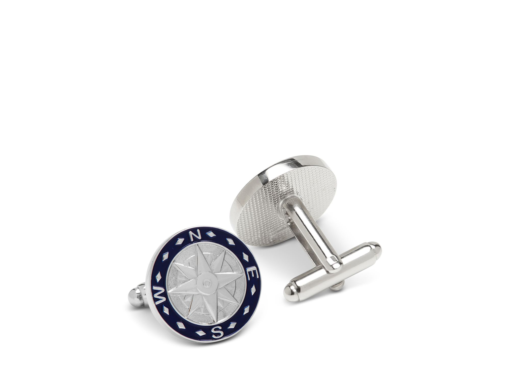 Blue Compass Cufflinks — Image 3