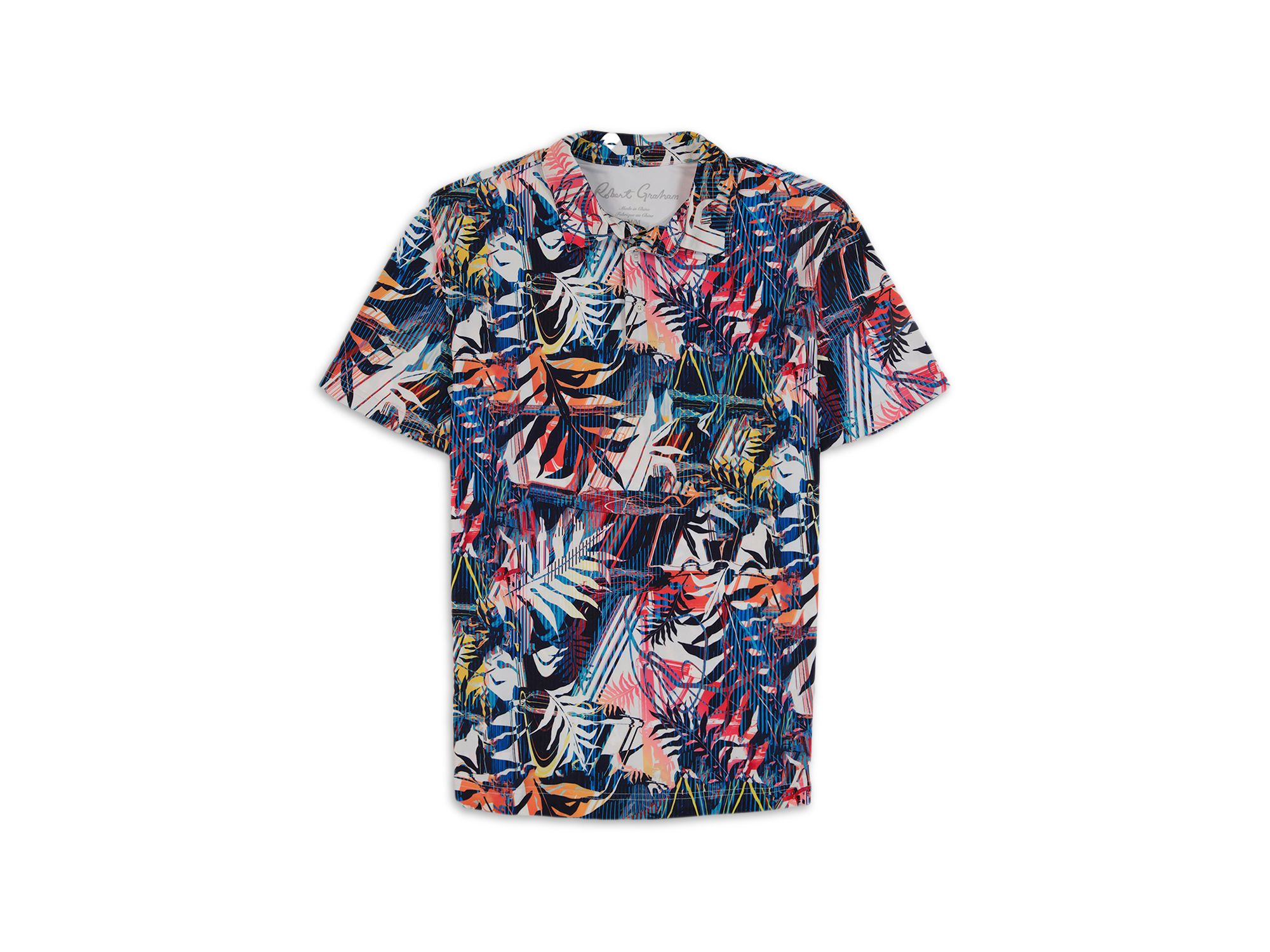 Palm Dreams Knit Polo Shirt — Image 6