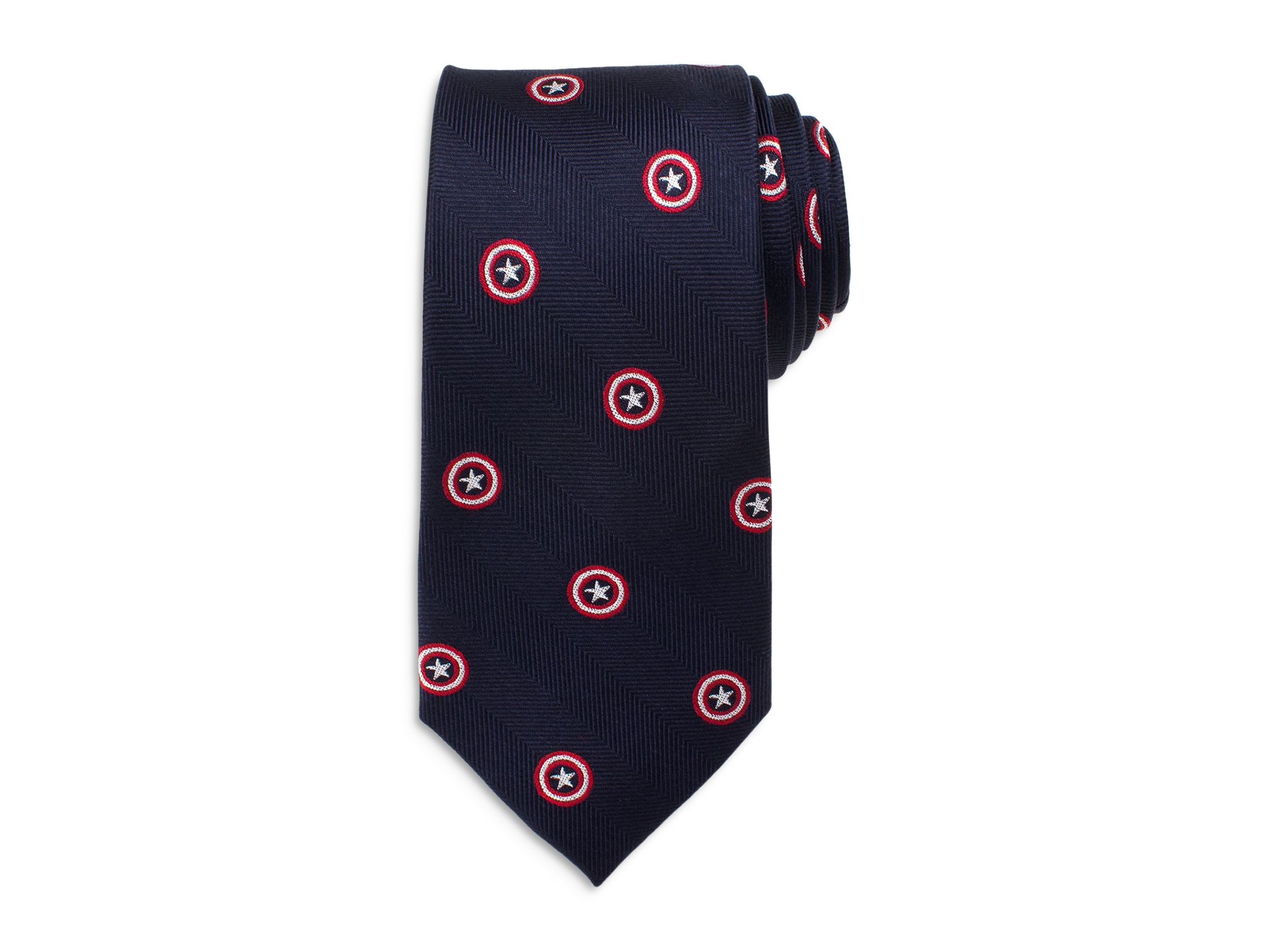 Captain America Shield Silk Classic Tie — Image 4