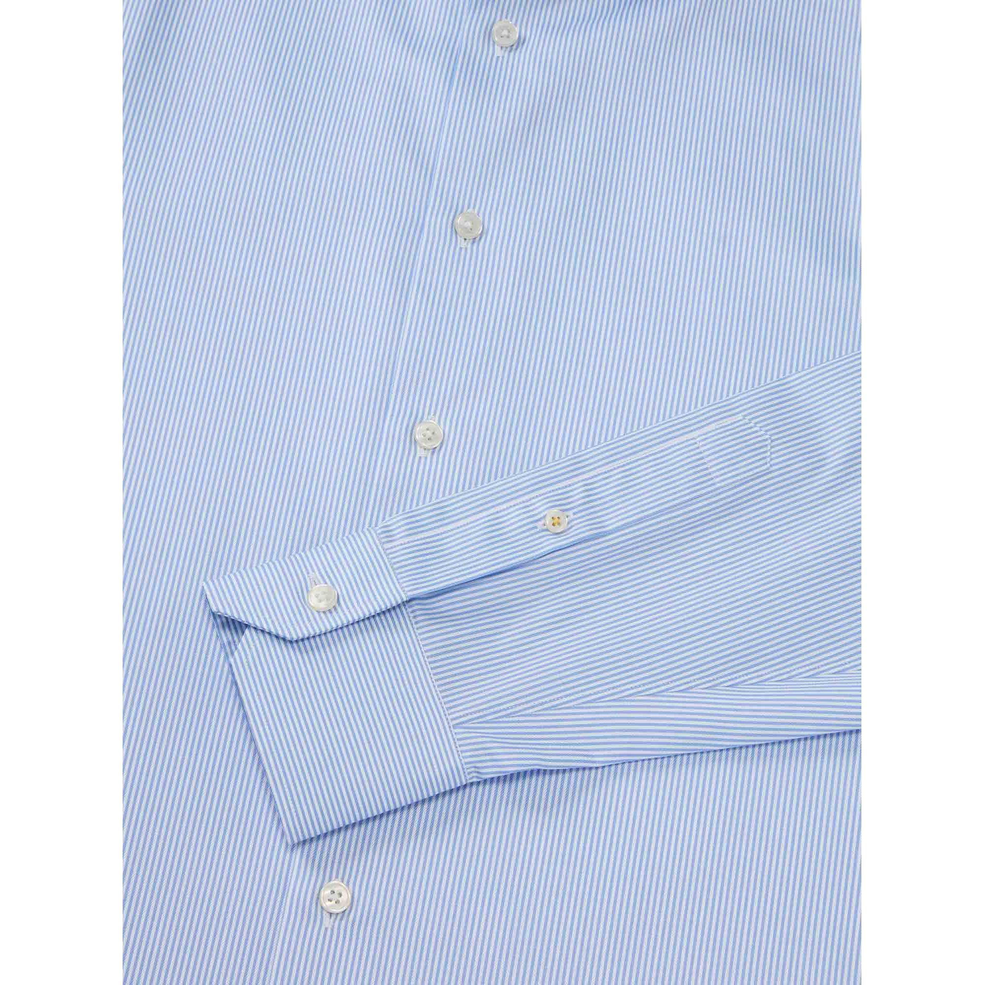 Reynolds Mini Stripe Twill Contemorary Fit Shirt — Image 3
