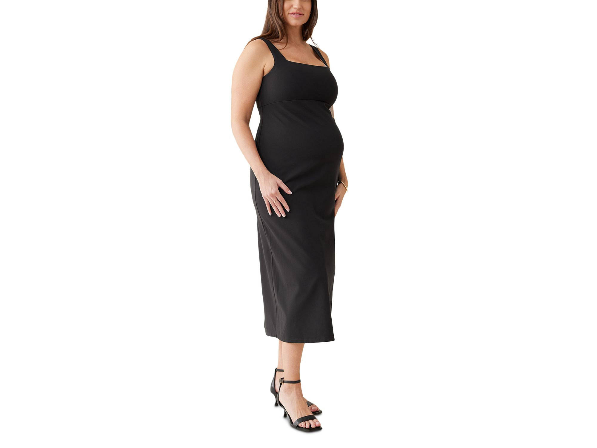 Maternity Everyday Midi Dress — Image 3