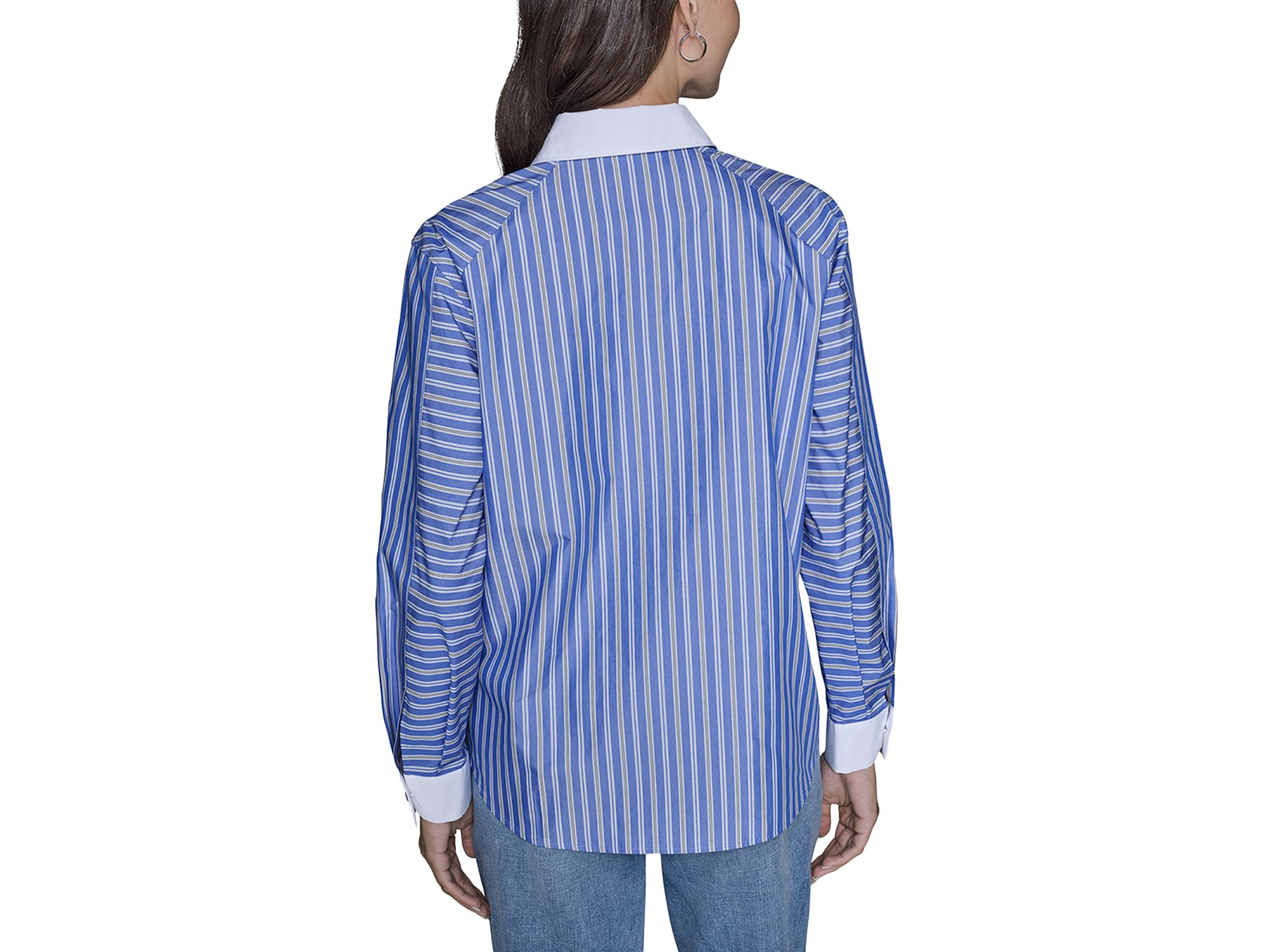 Striped Button Down Shirt — Image 3