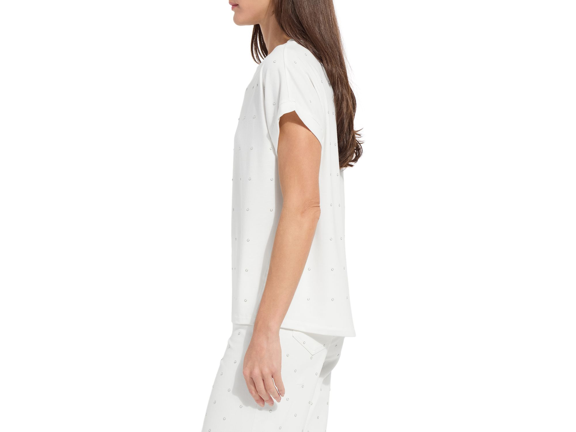Nisha Metal Heatset Pearl Top — Image 4