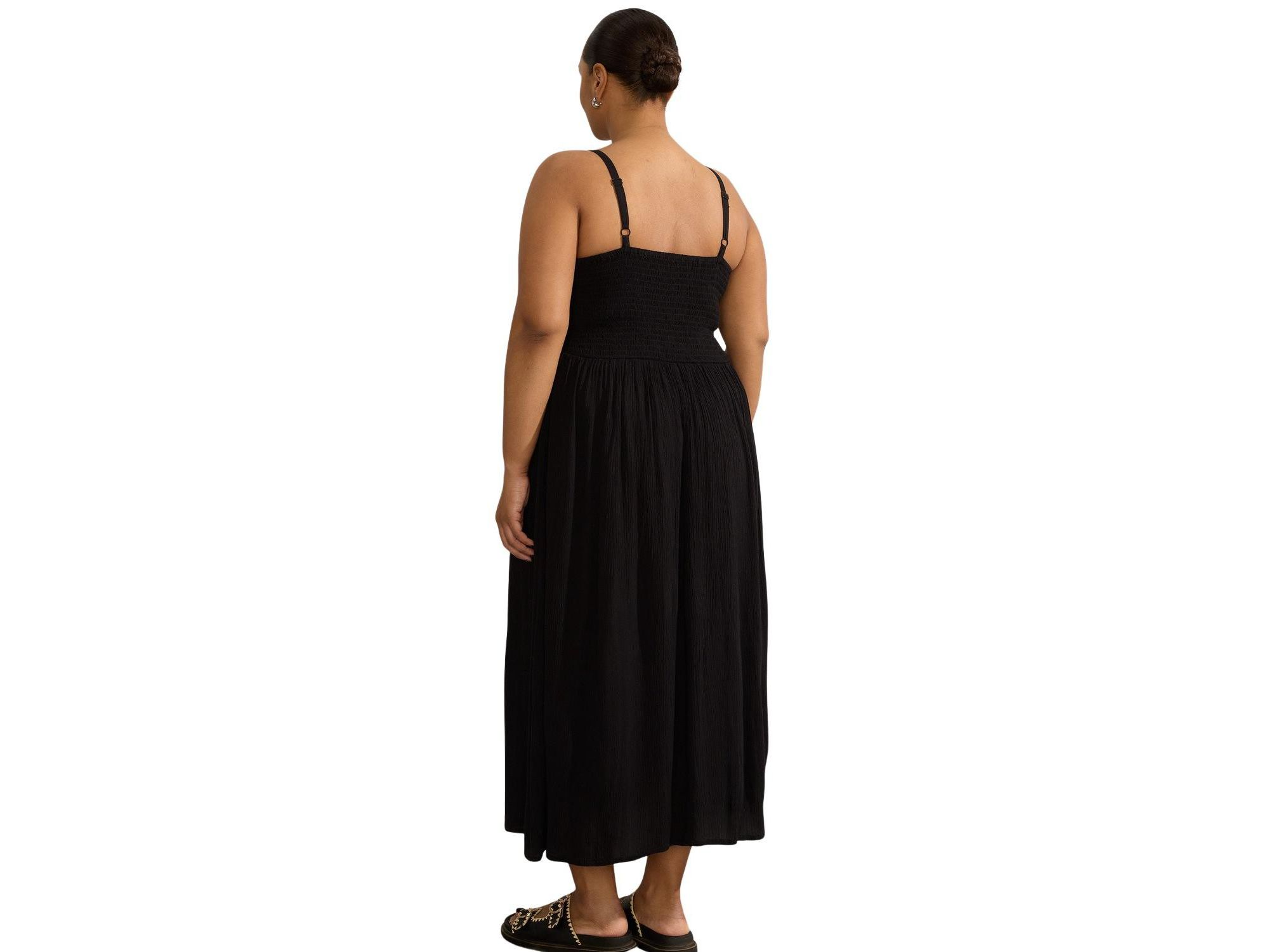 Crinkled Crochet Dress — Image 4