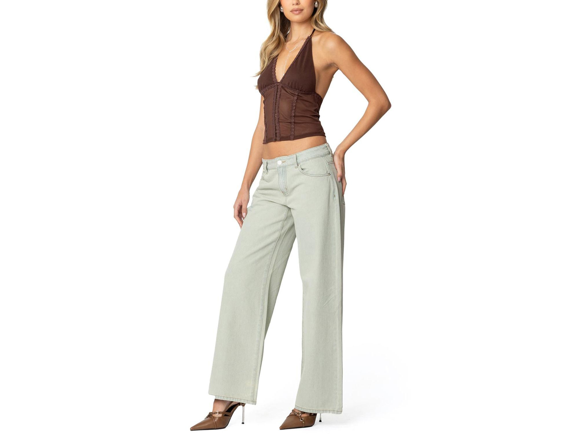 Lucie Lacey Mesh Halter Top — Image 3