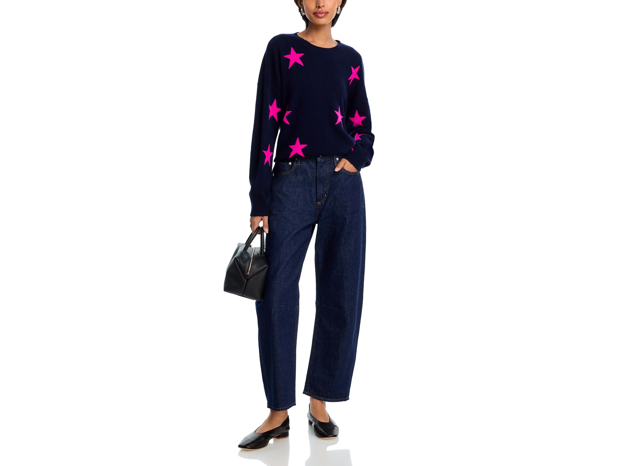 100% Cashmere Star Crewneck Sweater - Exclusive — Image 4