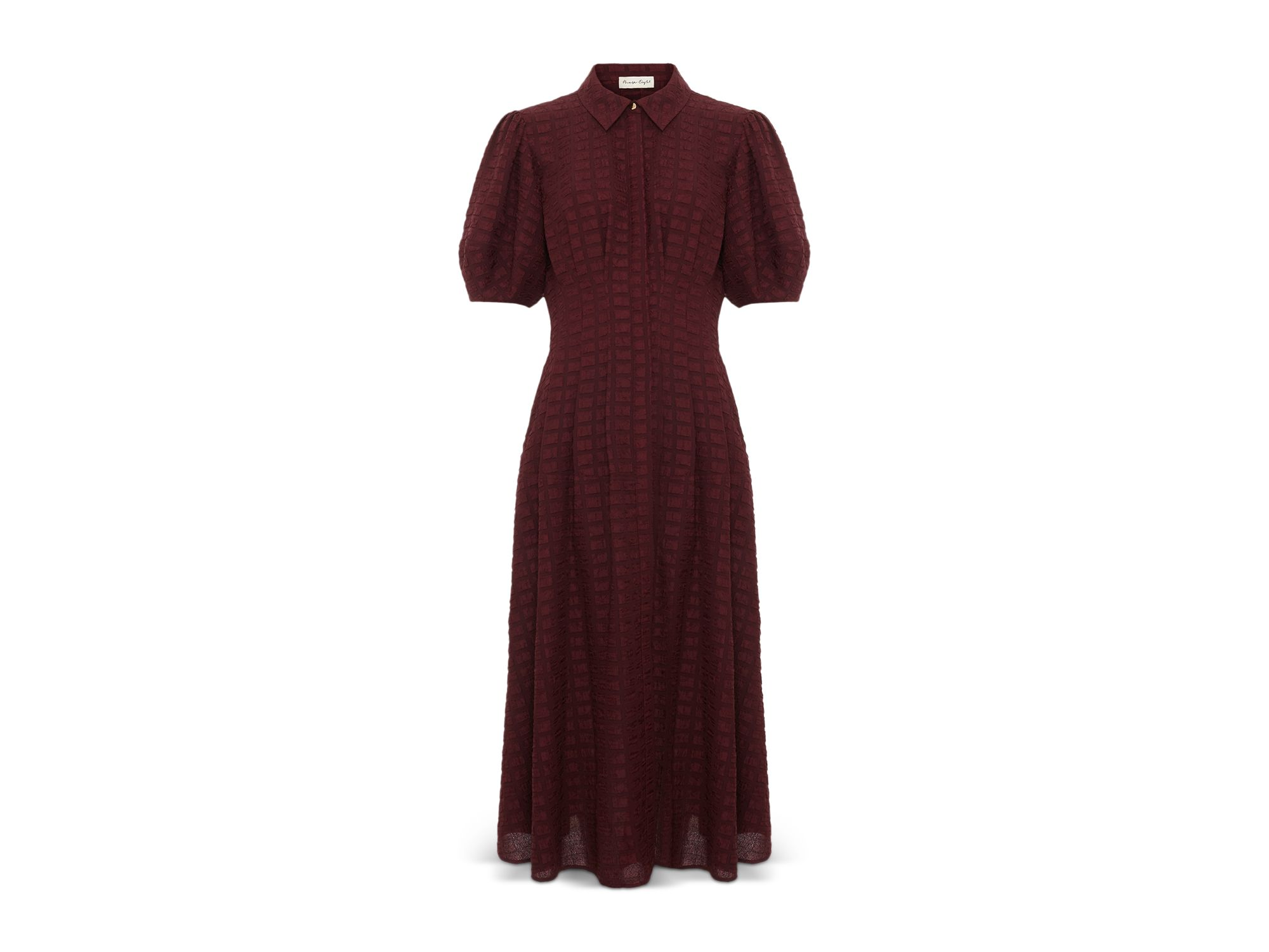 Yasmine Textured Midi Dress — Image 9