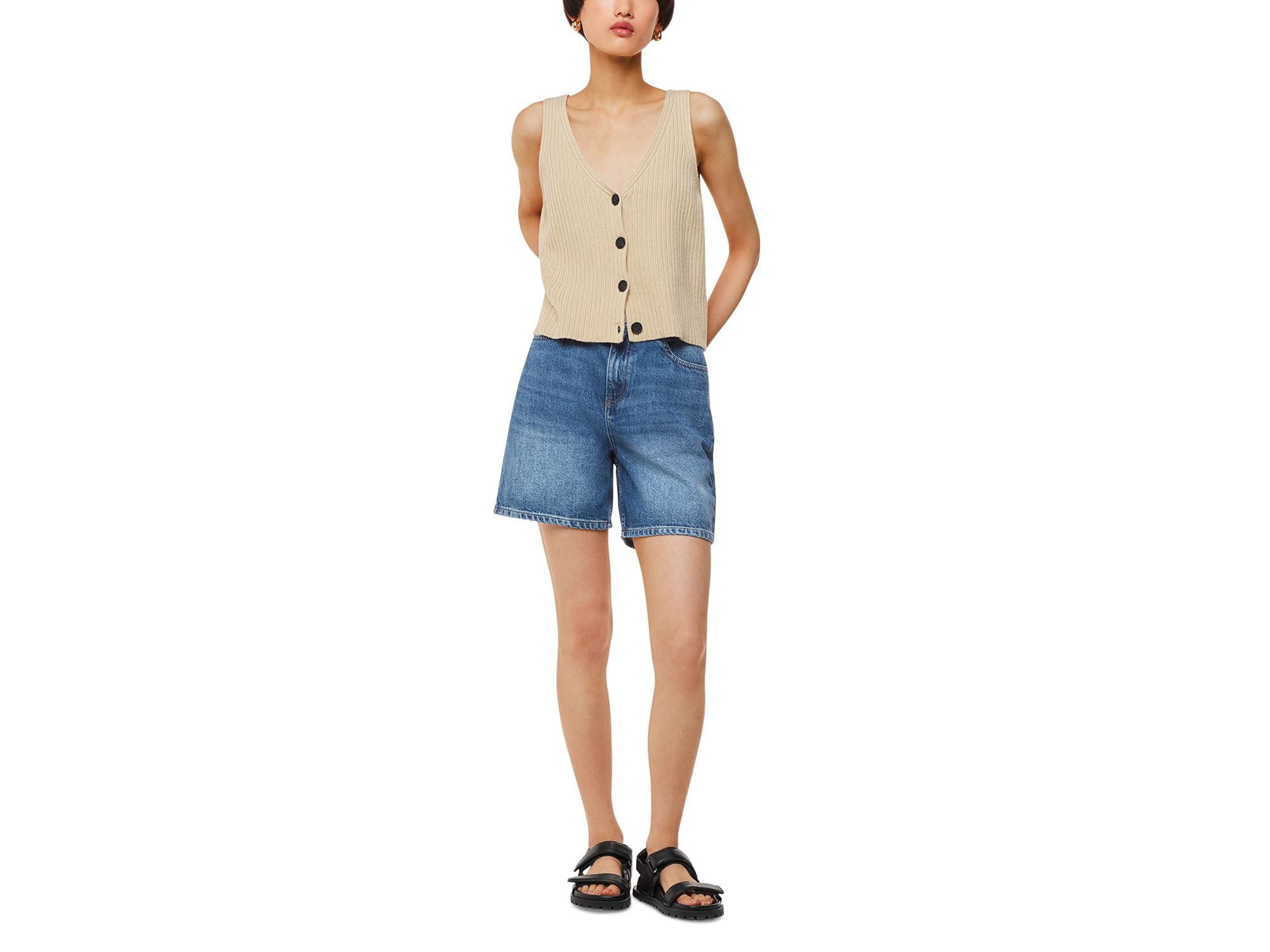Authentic Denim Shorts — Image 4