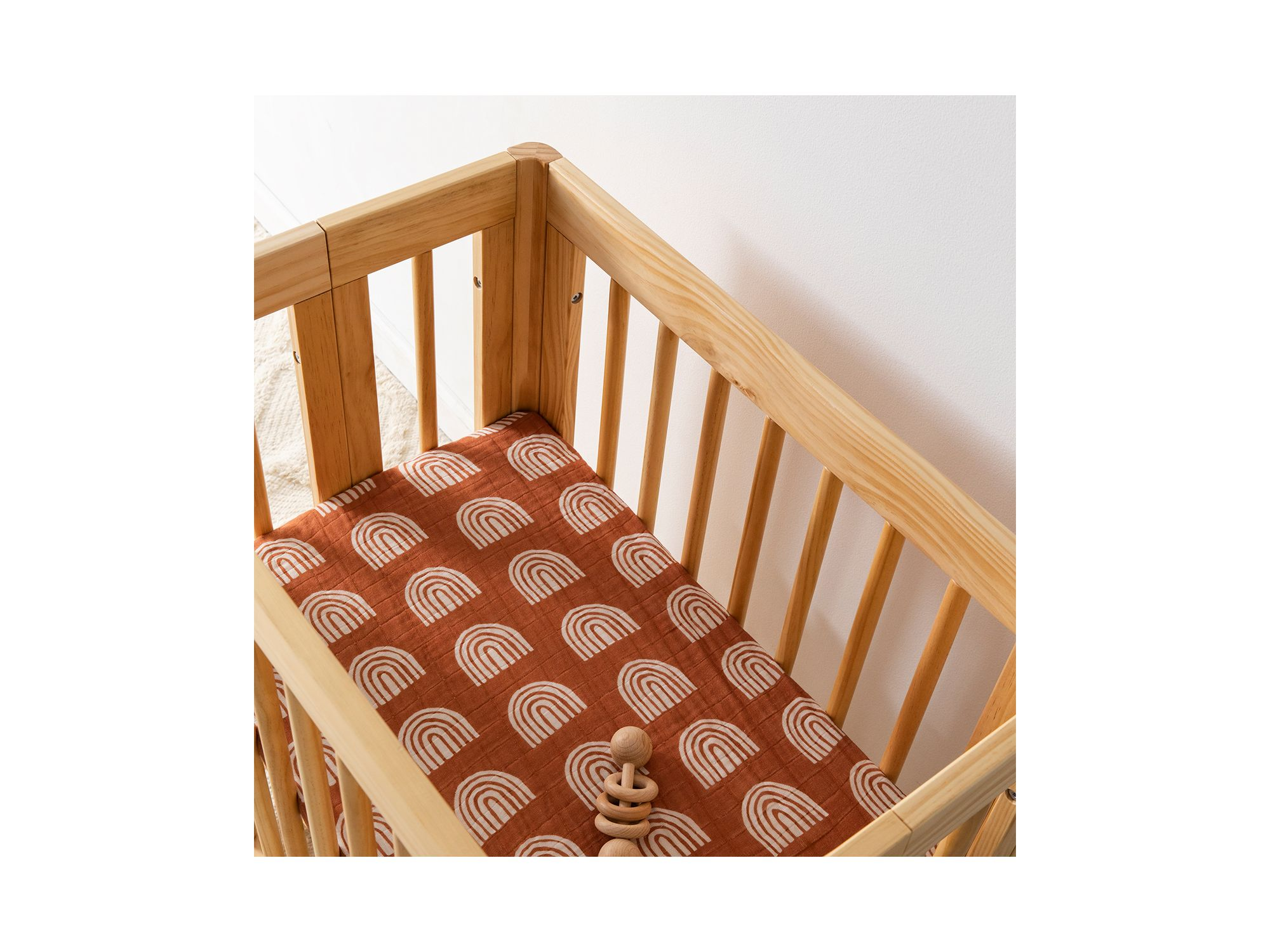 All Stages Bassinet Sheet in GOTS Certified Organic Muslin Cotton — Image 4
