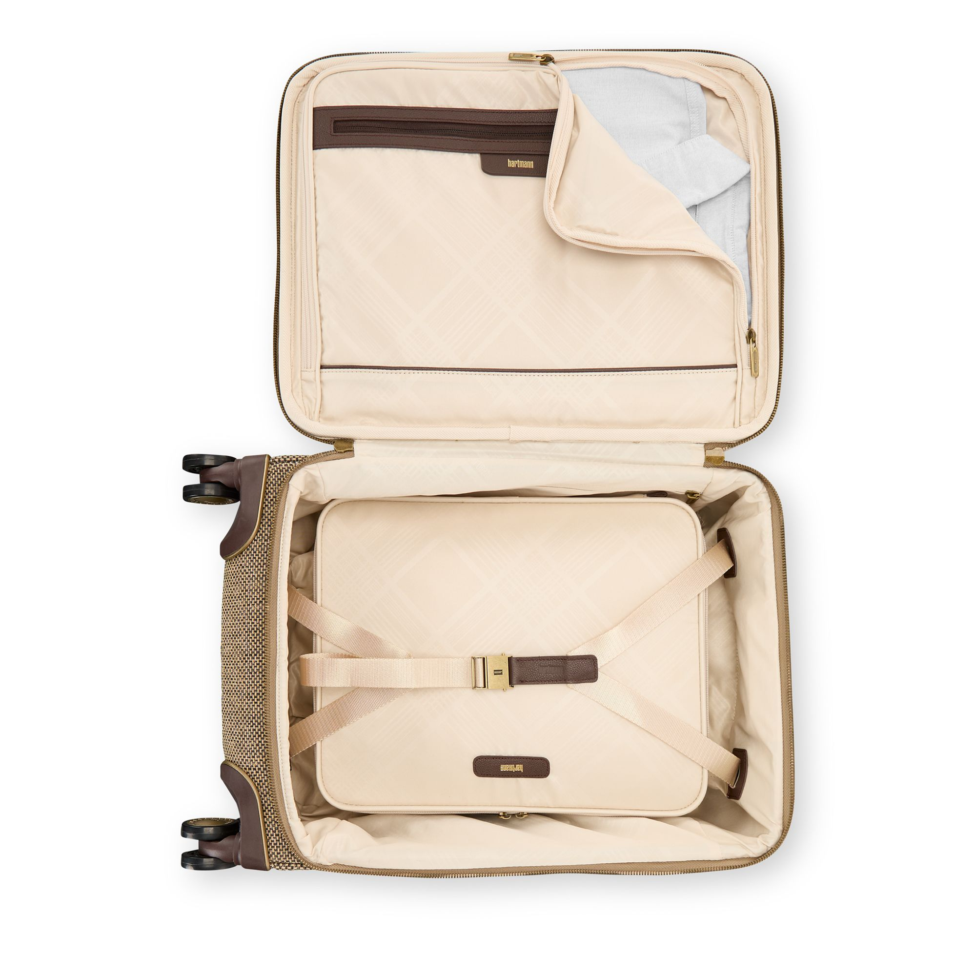 Tweed Collection 22" Wheeled Carry On Suitcase — Image 14
