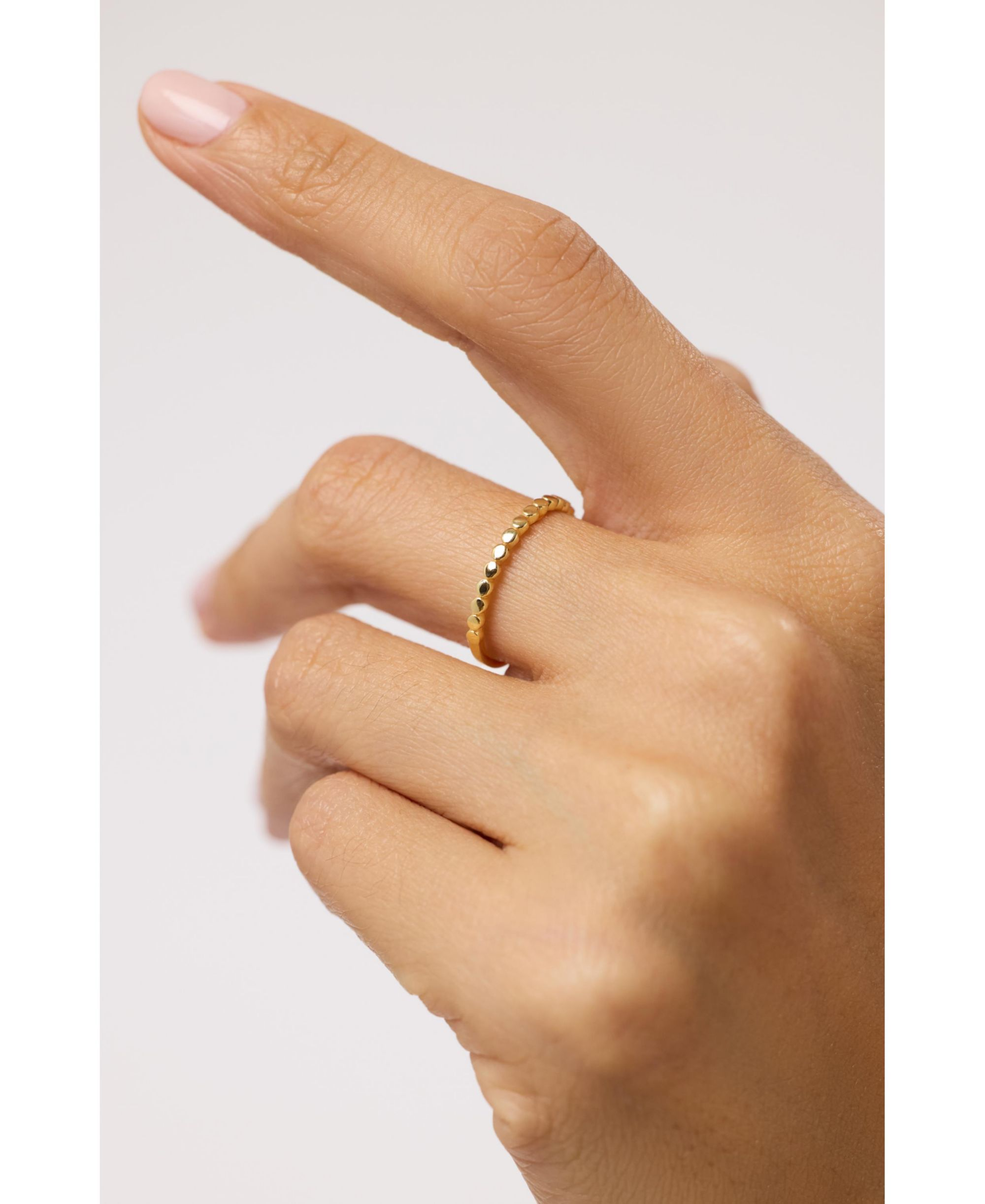 Solid Gold Circles Ring — Image 4