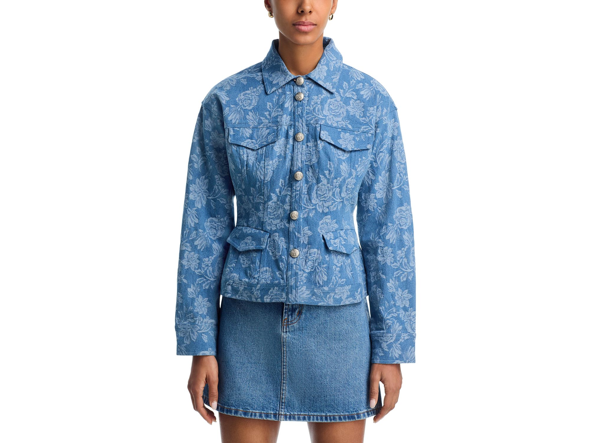 Denim Jacquard Jacket - Exclusive — Image 3
