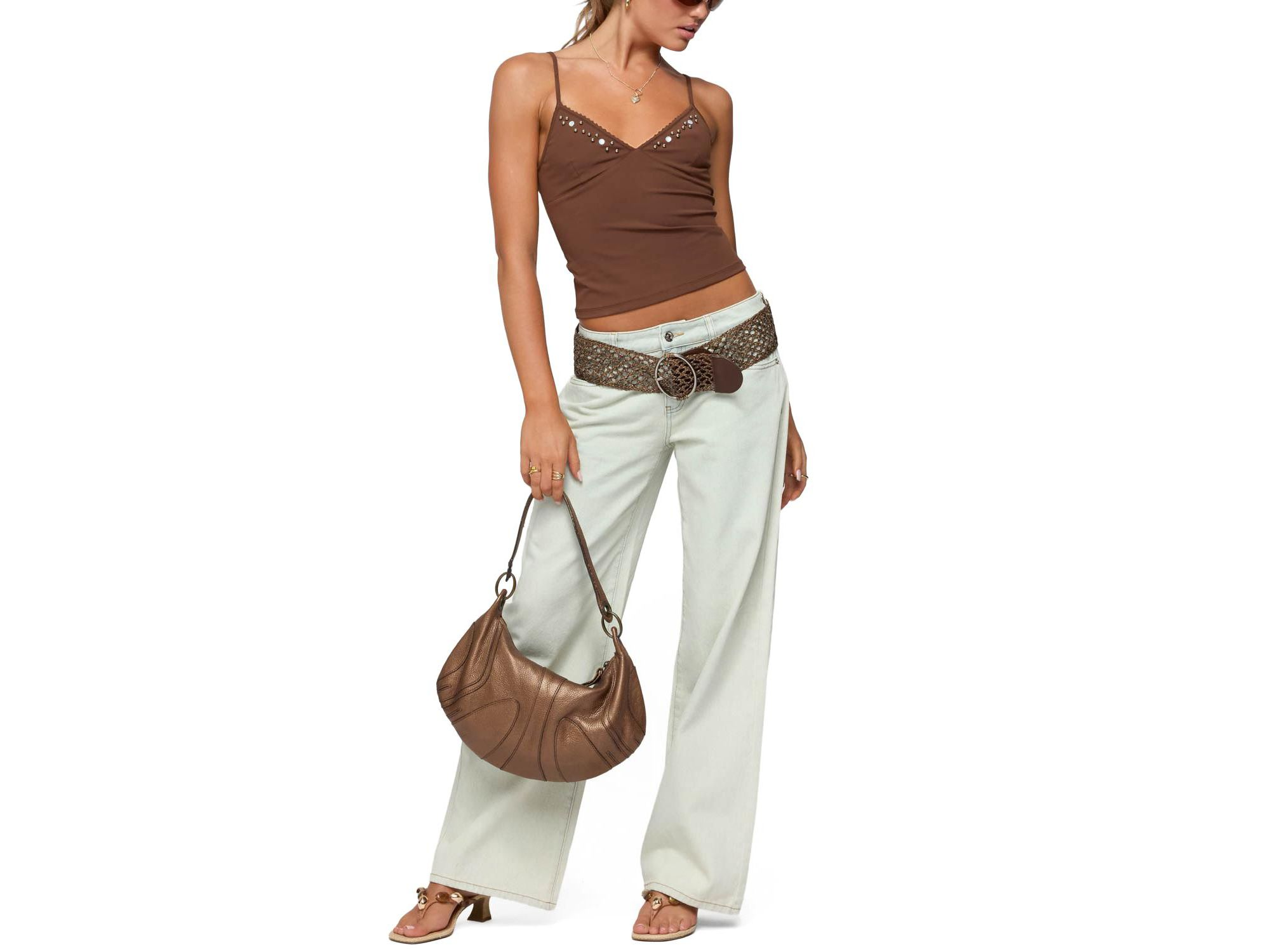 Holland Bead V Neck Tank Top — Image 4