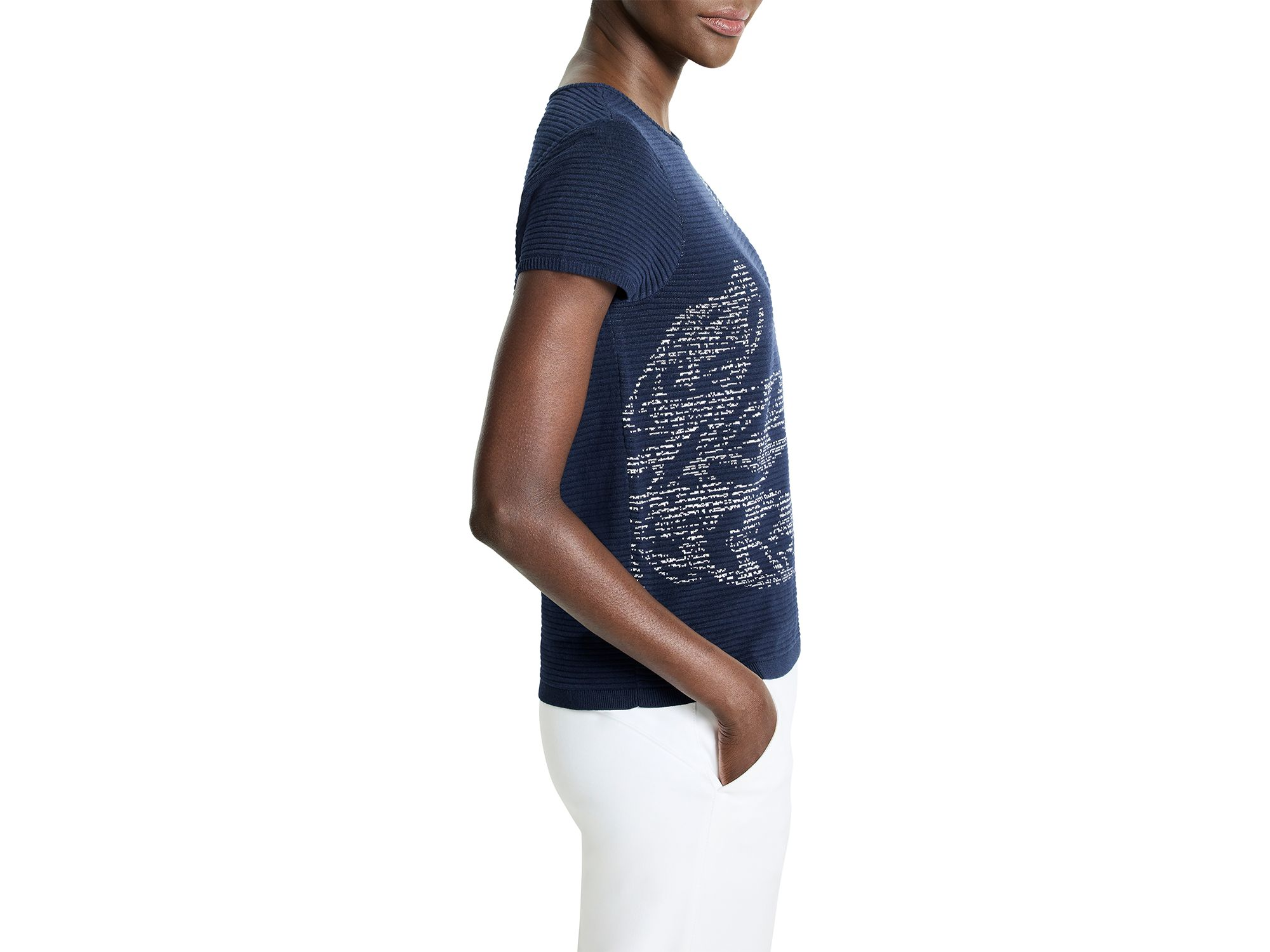 Midnight Garden Short Sleeve Sweater — Image 3