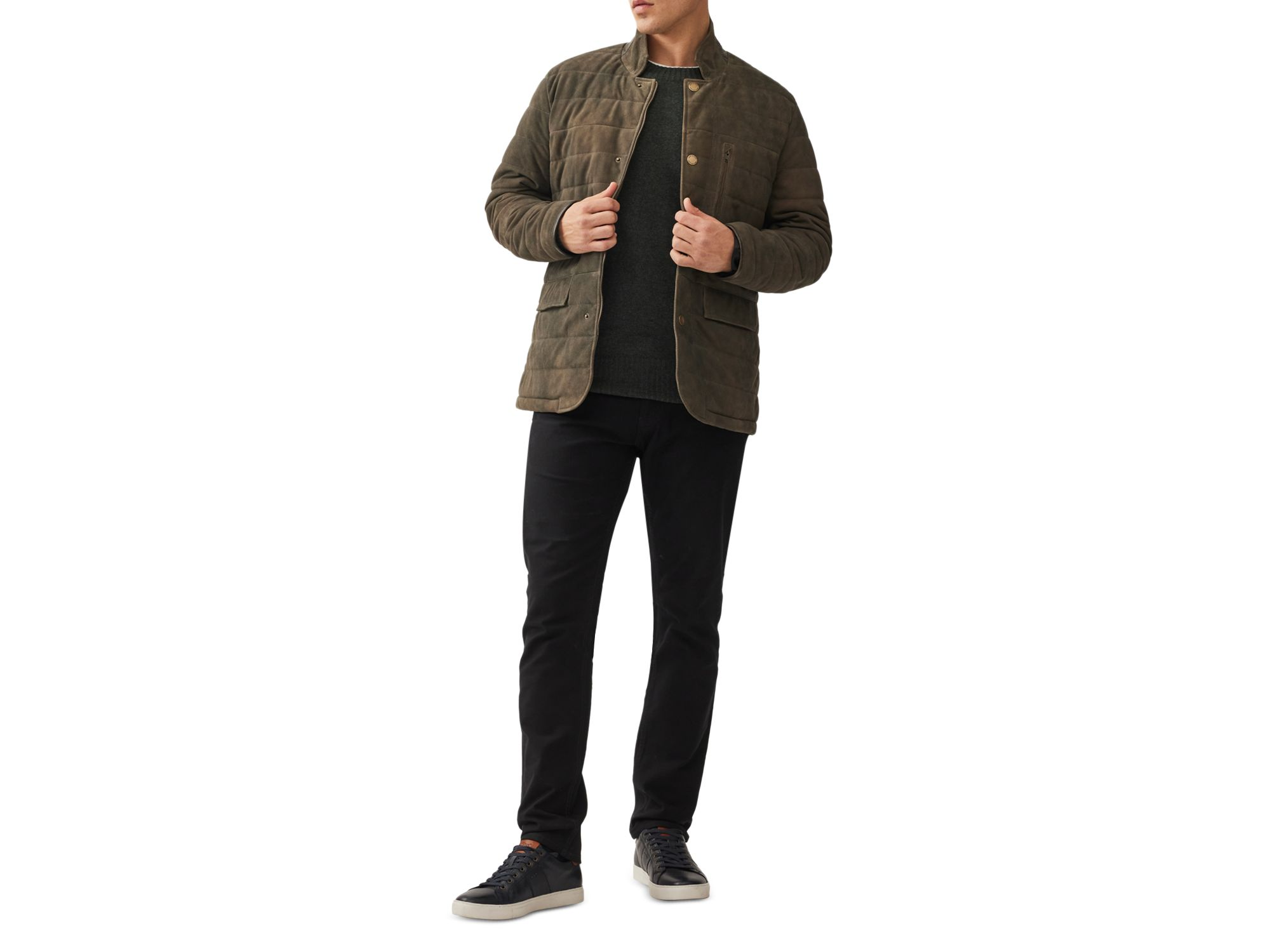 Savill Road Quilted Leather Jacket — Image 3