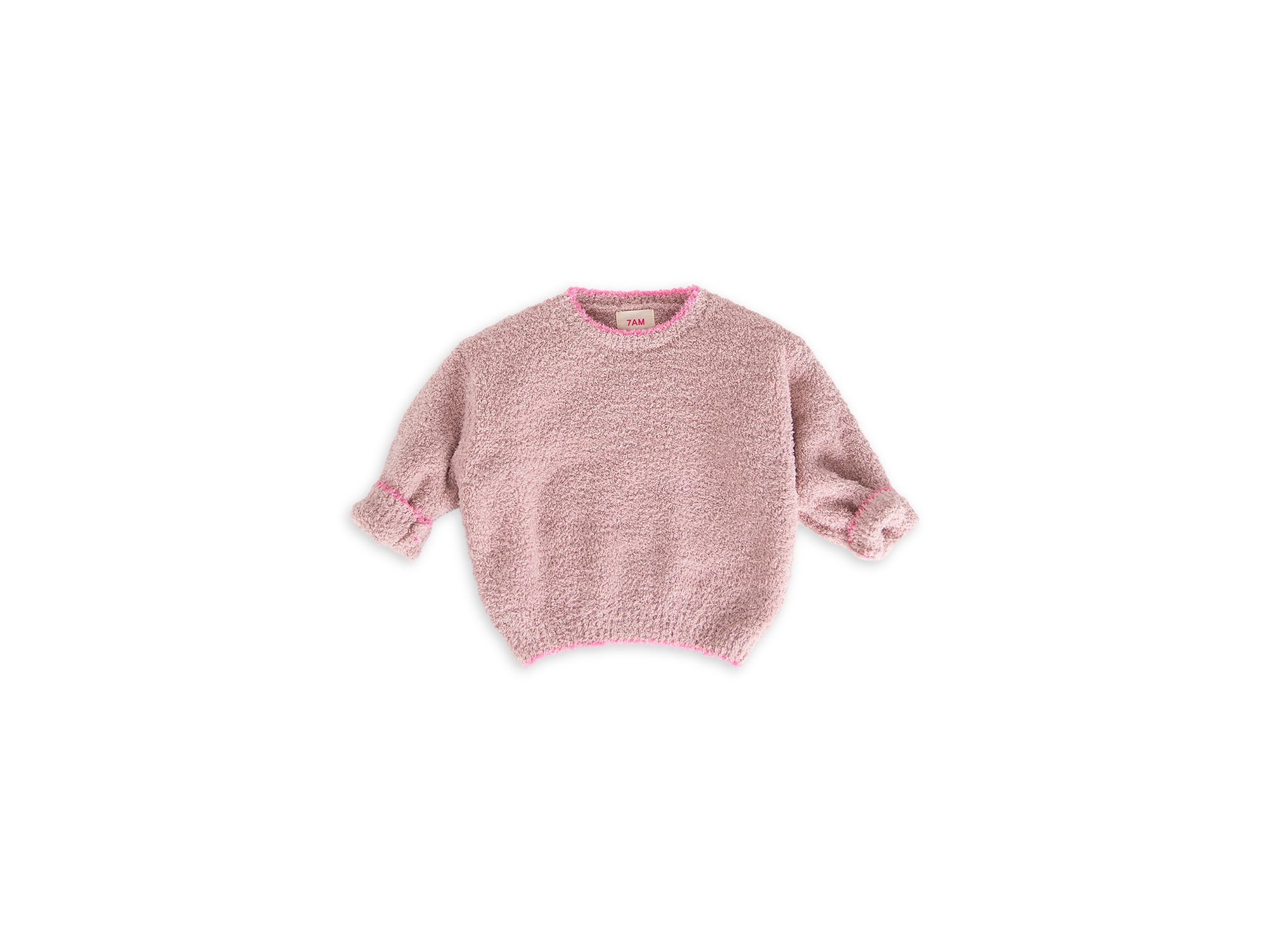Unisex Fuzzy Boxy Sweater - Baby, Little Kid — Image 11