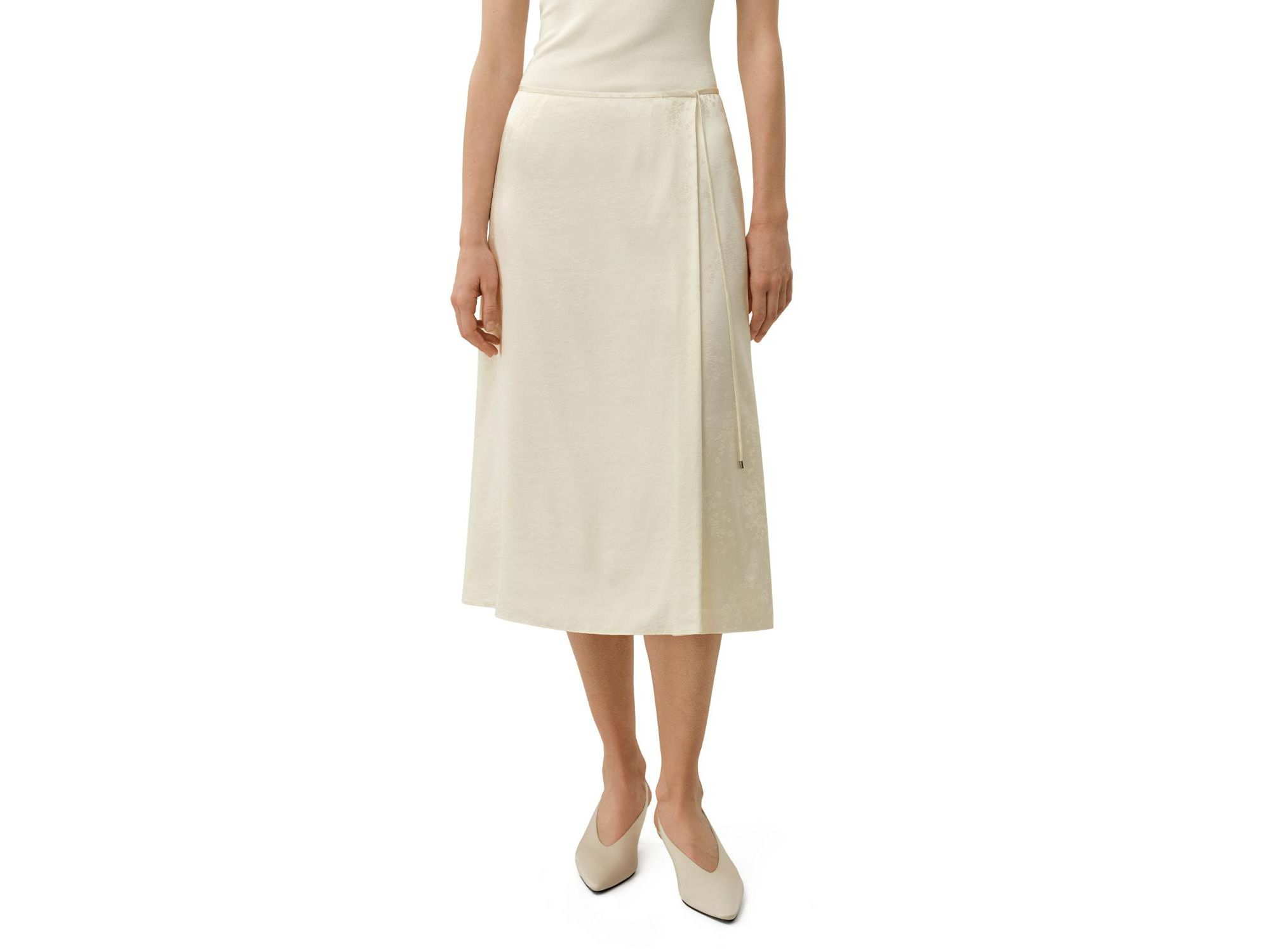 Ying Jacquard Silk Skirt - Image 1