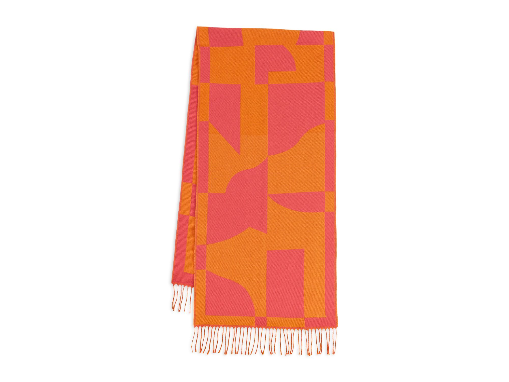 Geo Double Face Jacquard Scarf — Image 5