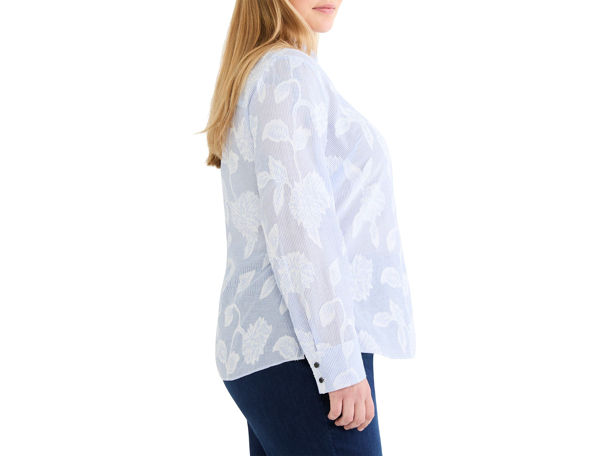 Floral Jacquard Top — Image 3